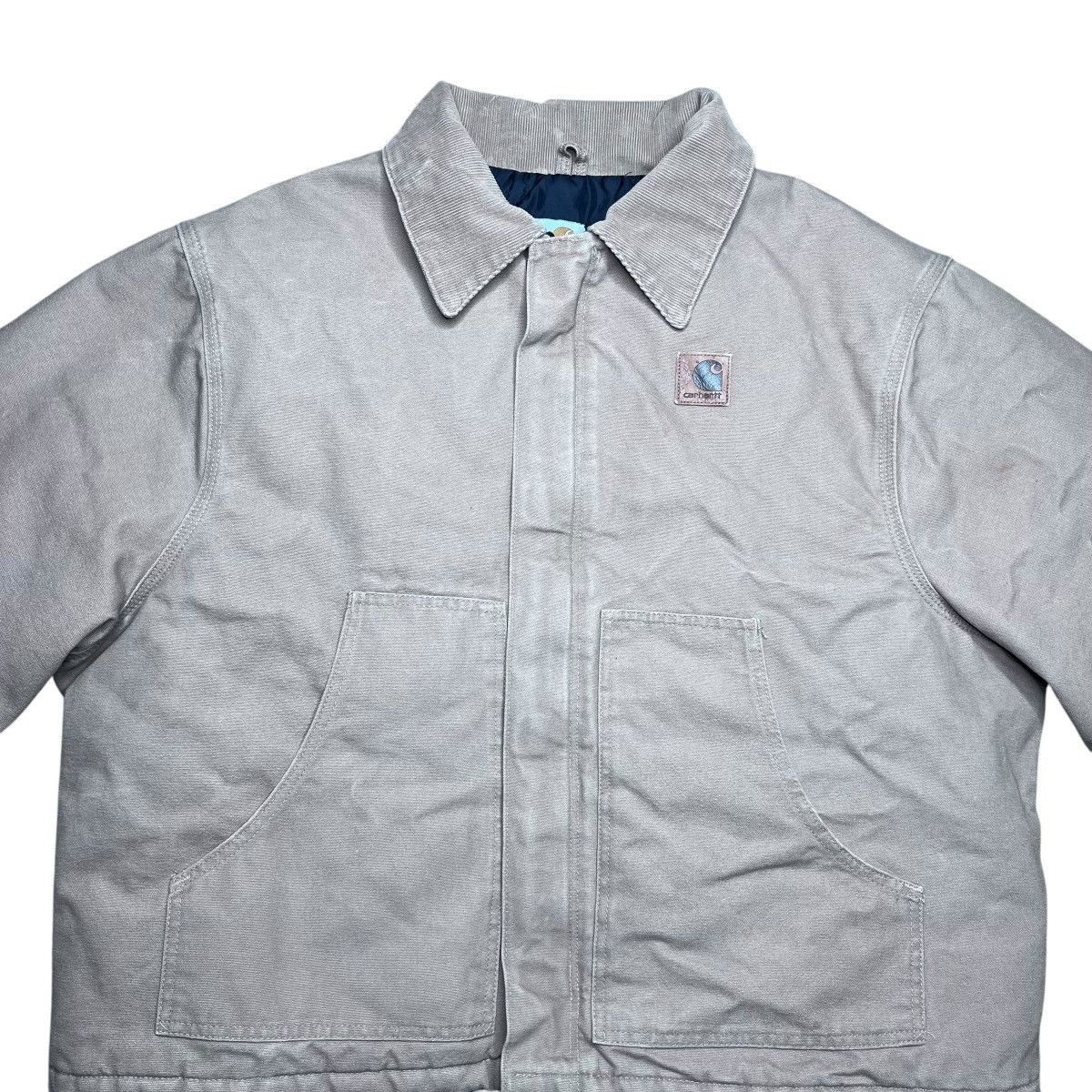 Carhartt × Vintage Vtg 2000s Carhartt J02 Arctic Quilt Lined Tan Canvas Jacket Size US XXL / EU 58 / 5 - 10 Thumbnail