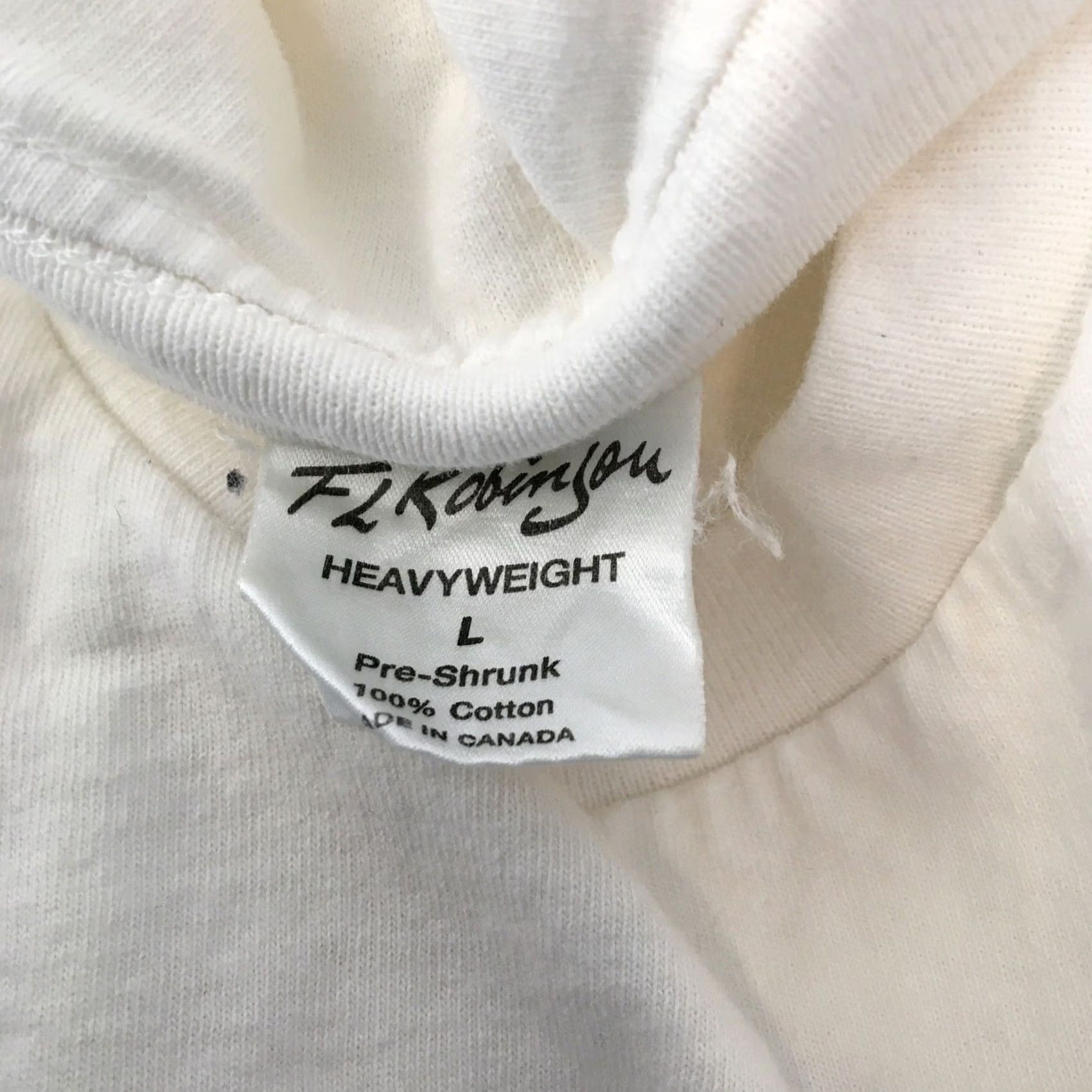 Vintage VINTAGE 1990s FREEDOM FLIGHT AMERICA T-SHIRT LG Men White 100% Cotton END OF WORLD WAR II FL Robinson Size US L / EU 52-54 / 3 - 8 Thumbnail