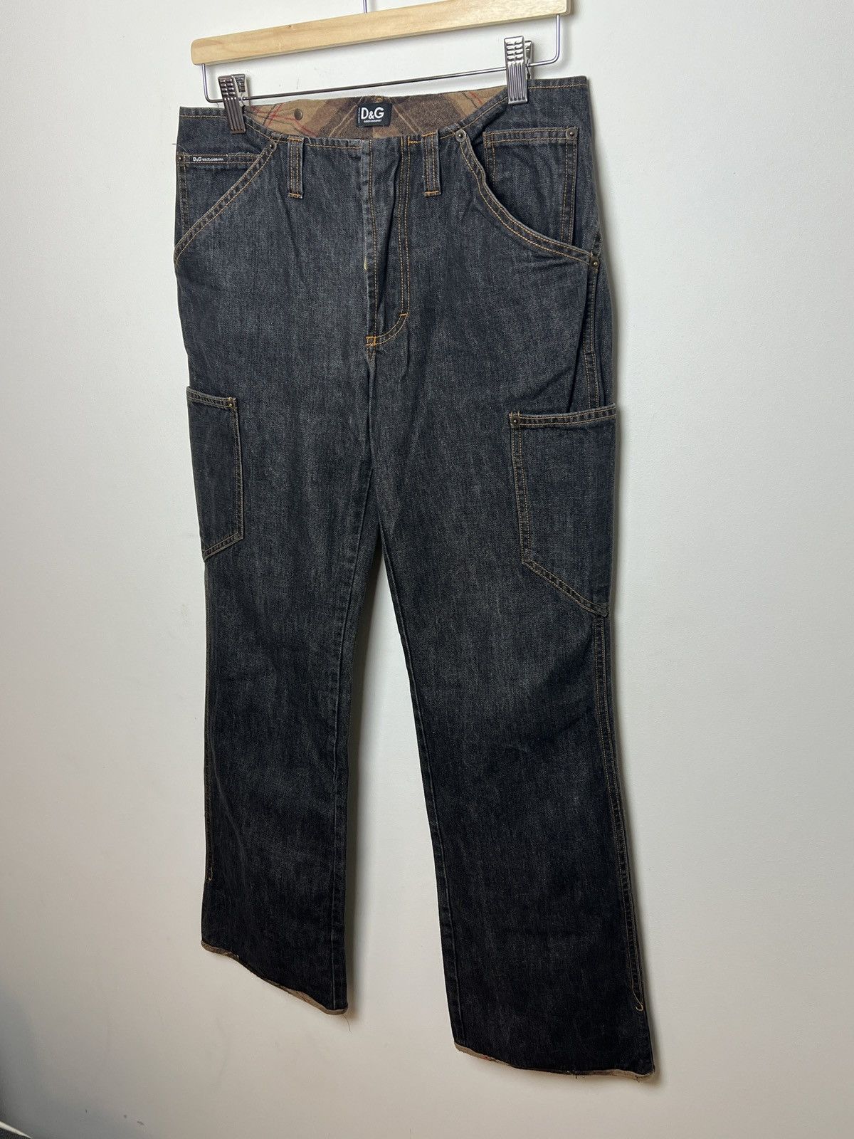 Dolce & Gabbana dolce&gabbana y2k cargo flared jeans Size US 32 / EU 48 - 2 Thumbnail
