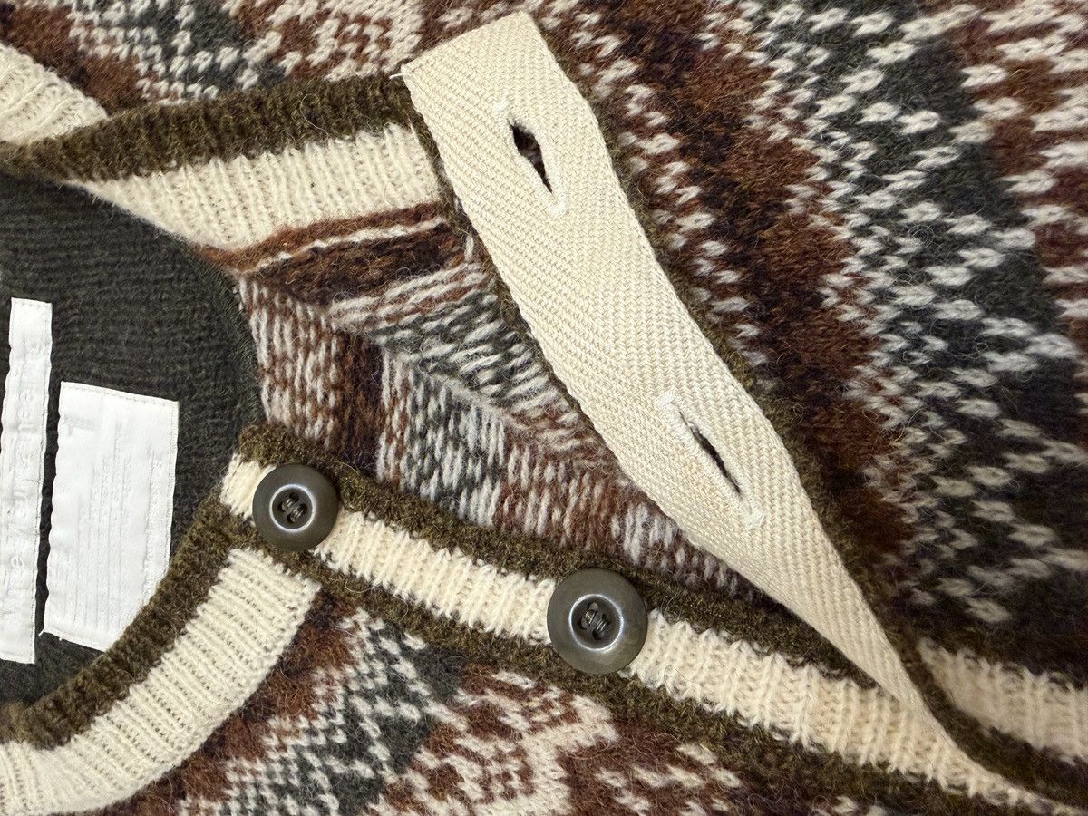 White Mountaineering White Mountaineering 100% wool Nordic knit cardigan 2013AW. Size US S / EU 44-46 / 1 - 3 Thumbnail