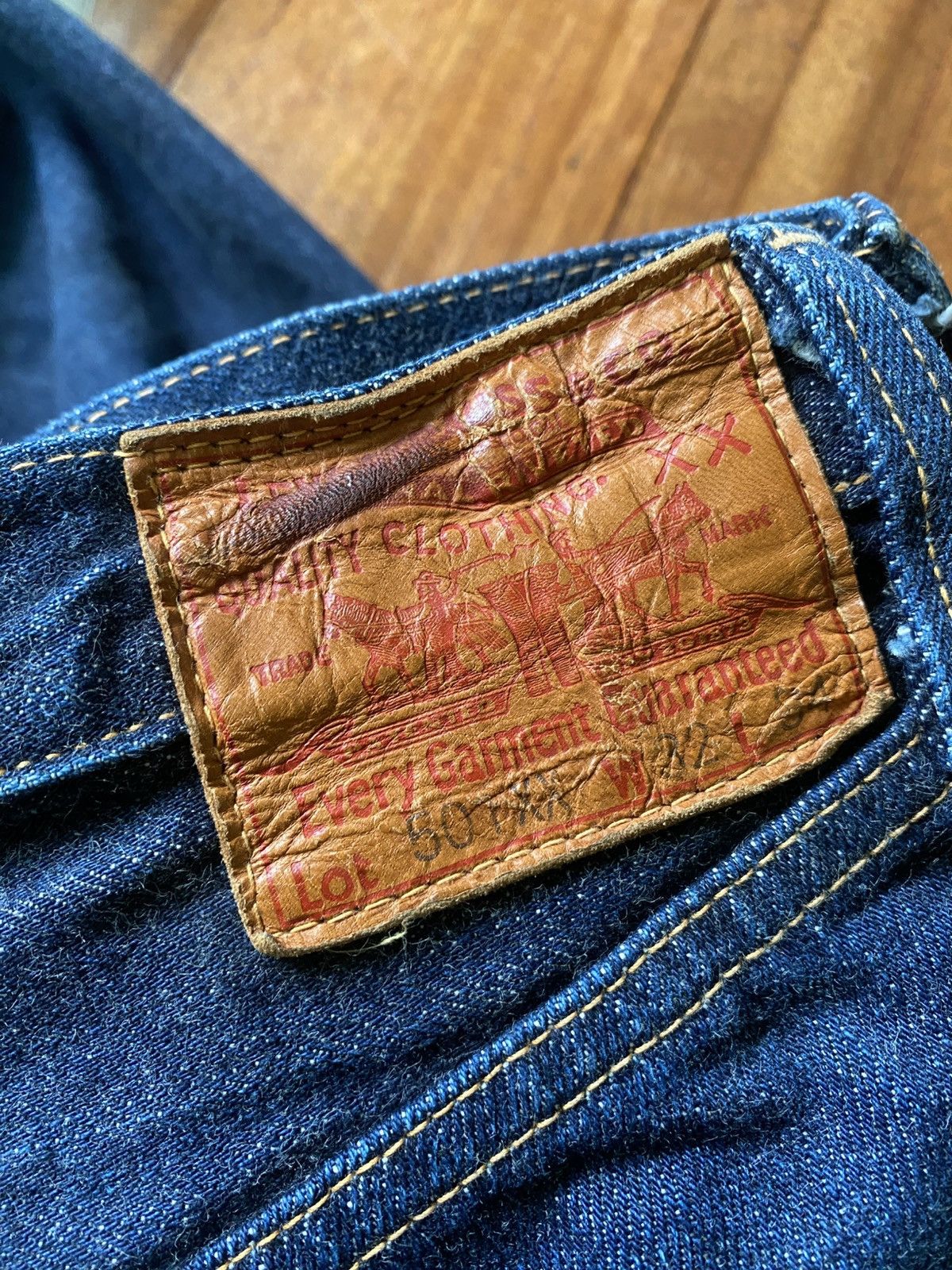 Levi's Levi’s 1947 501xx Japan Repro Selvedge Big E Denim Pants Size US 29 - 10 Thumbnail