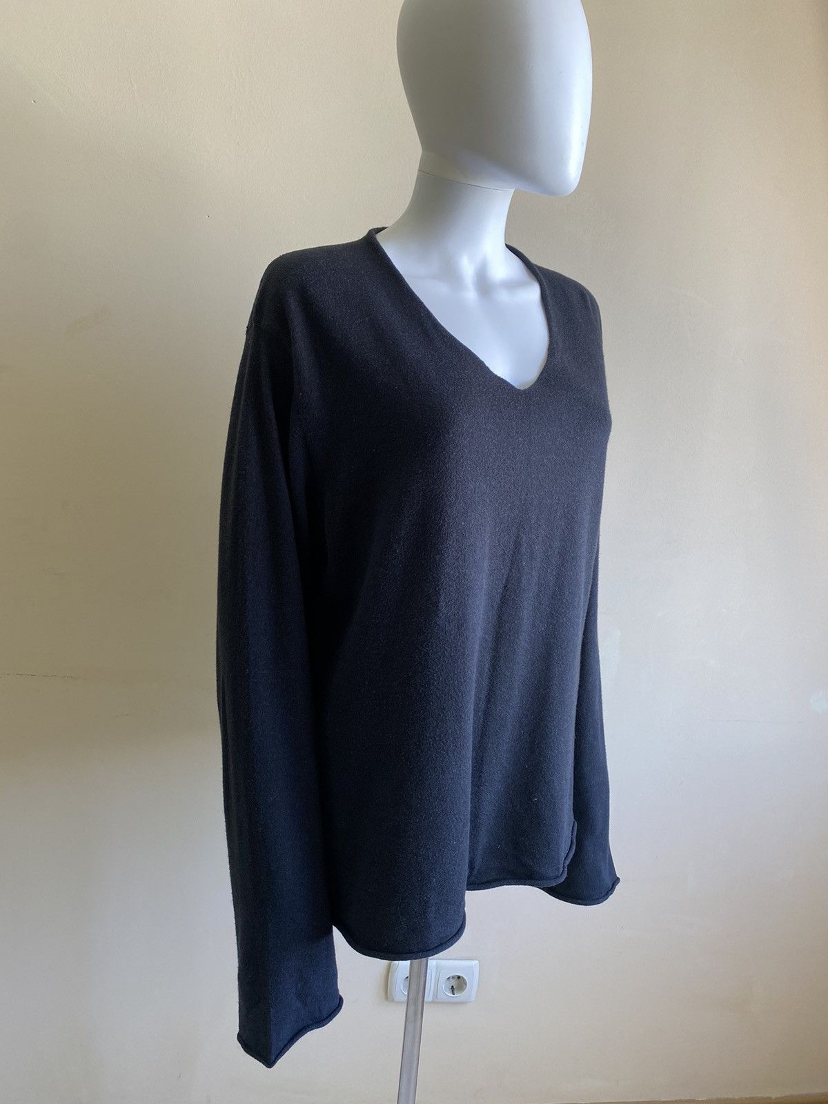 hannes roether Hannes Roether Black Avant Garde Long Sleeve Sweater Size XL Size XL / US 12-14 / IT 48-50 - 4 Thumbnail