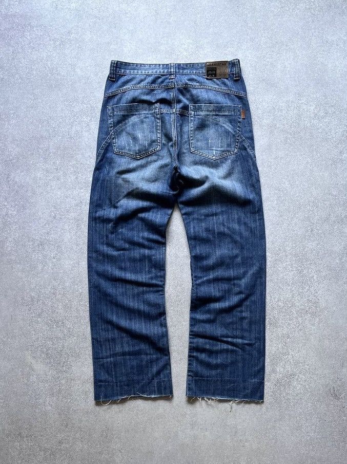 Japanese Brand Vintage Abstract Tribal Baggy Jeans Y2K 34x32 Size US 34 / EU 50 - 2 Thumbnail