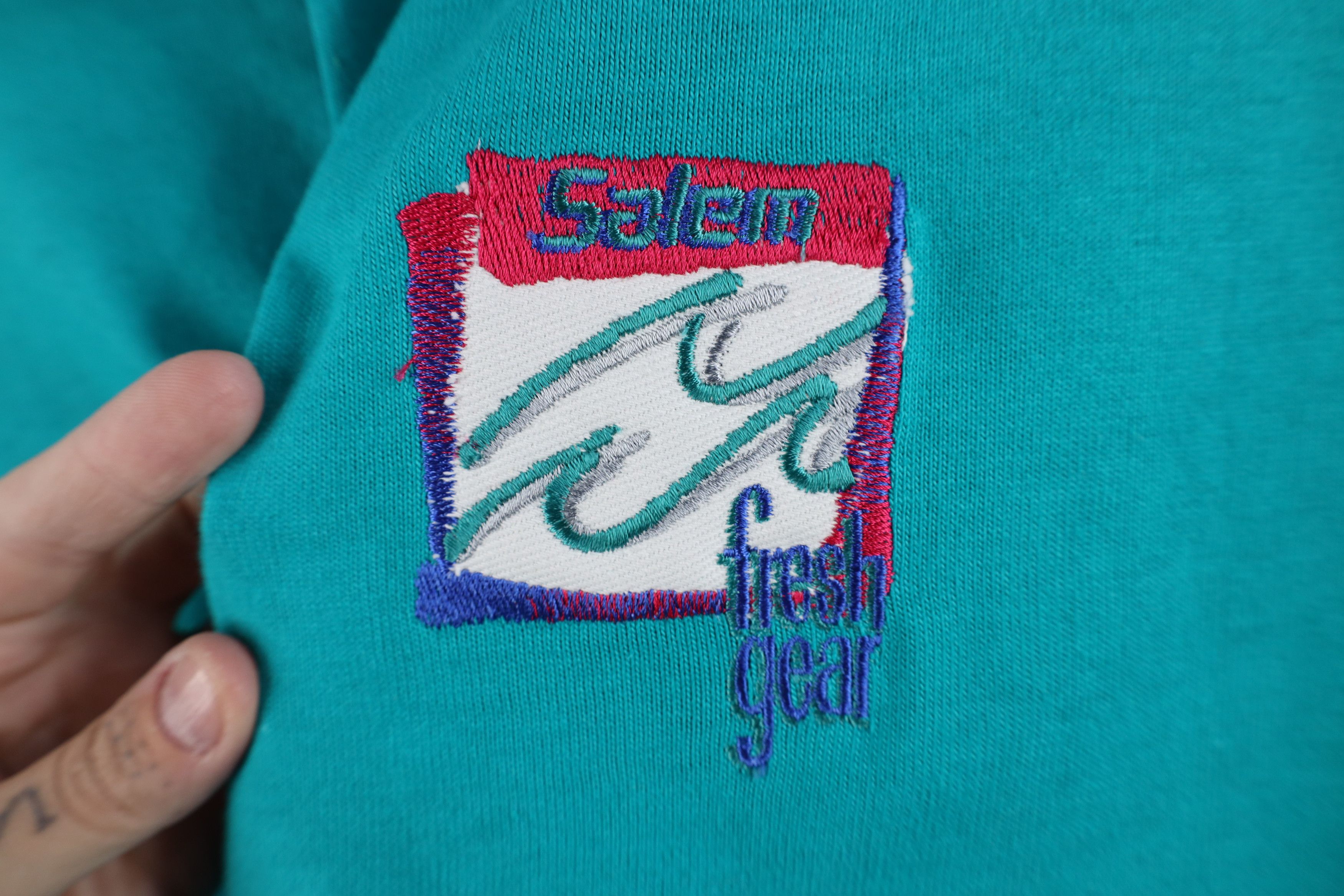 Vintage Vintage 90s Salem Cigarettes Long Sleeve Rugby Polo Shirt Size US XL / EU 56 / 4 - 4 Thumbnail