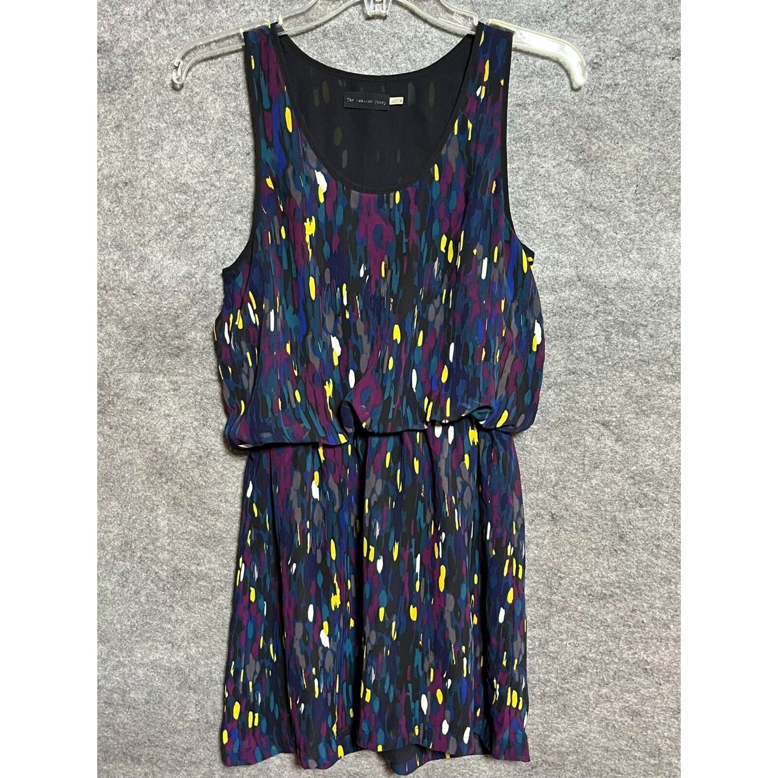 Other The Addison Story Dress S Fit Flare Scoop Neck Lined Purple Size S / US 4 / IT 40 - 1 Thumbnail