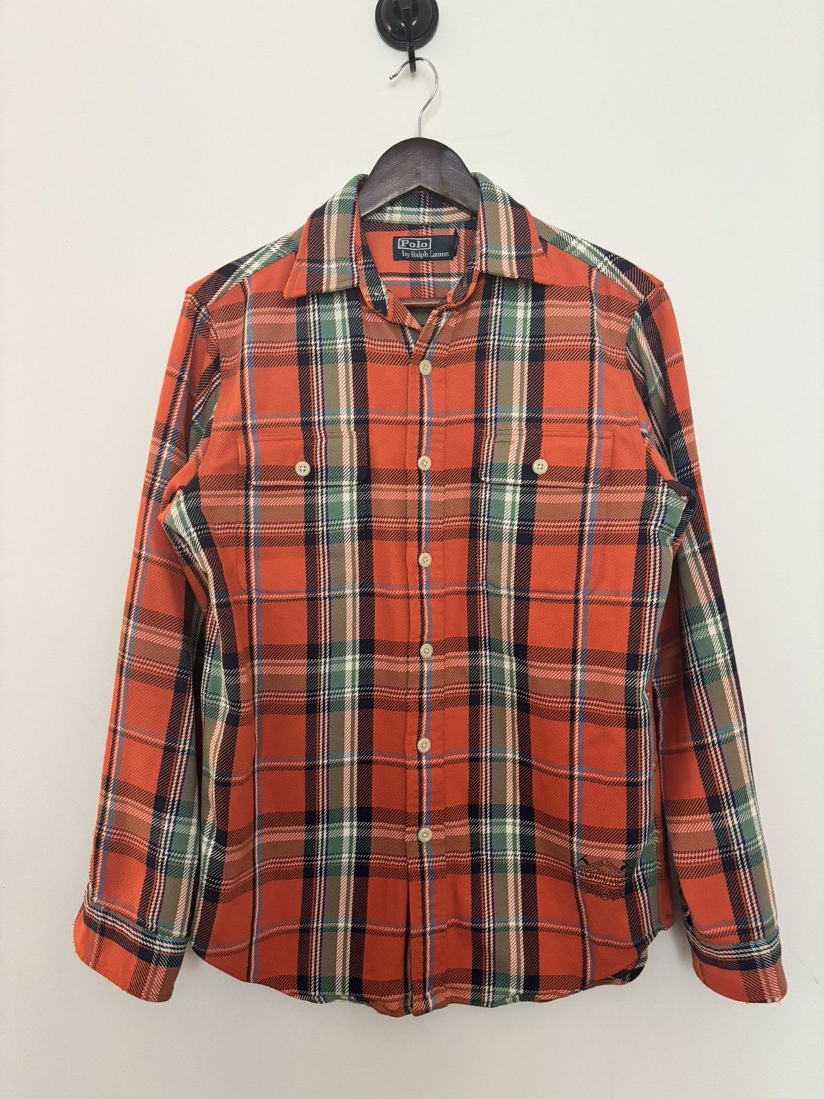 Polo Ralph Lauren Vintage Polo Ralph Lauren Plaid Flannel Button Up Shirt Size US S / EU 44-46 / 1 - 1 Thumbnail