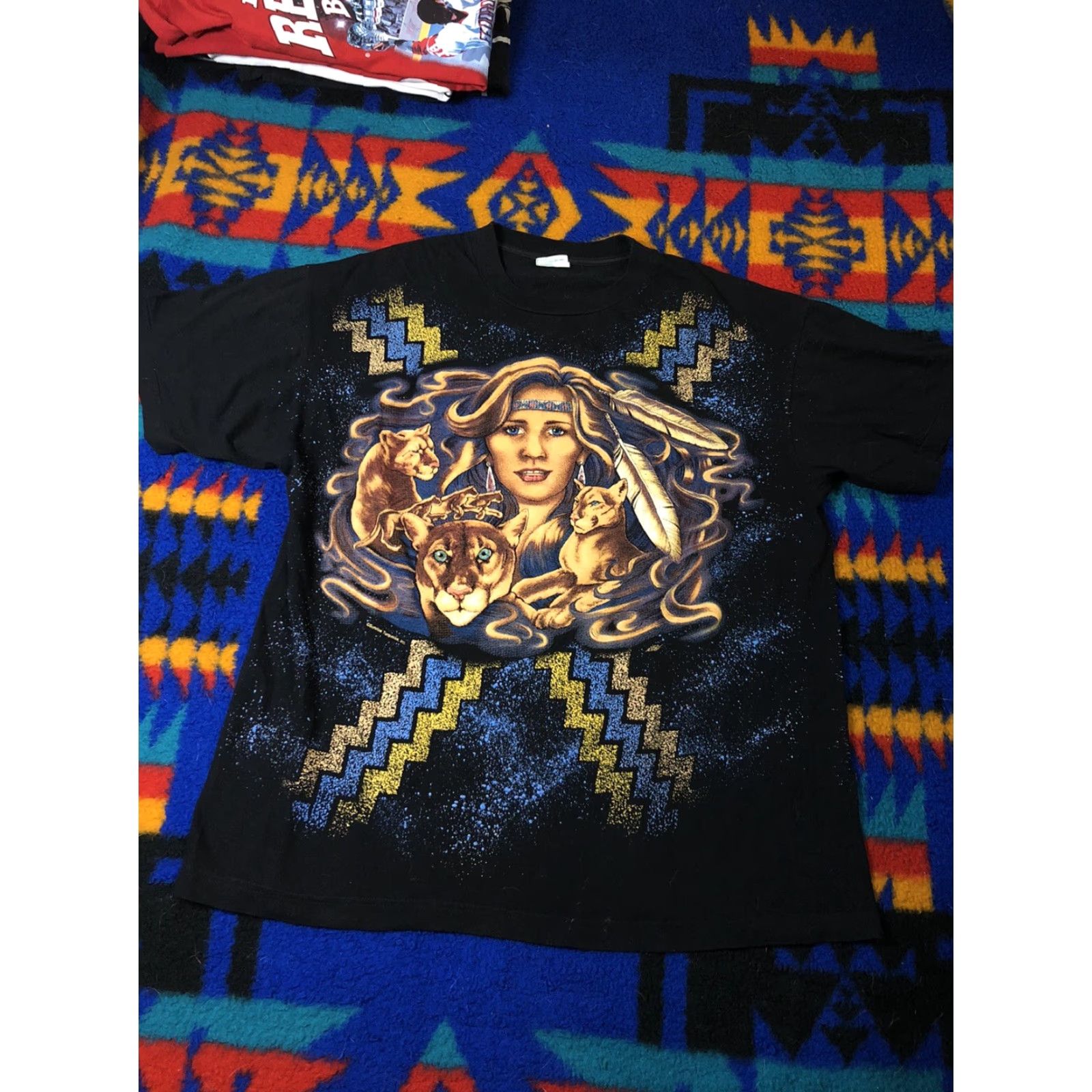 Harley Davidson VINTAGE Harley-Davidson American Thunder T-Shirt Very Rare XL Black 90s Sunrise Single Stitch Mens T-Shirt XL Mens 90s Harley-Davidson Shirt Size US XL / EU 56 / 4 - 2 Thumbnail