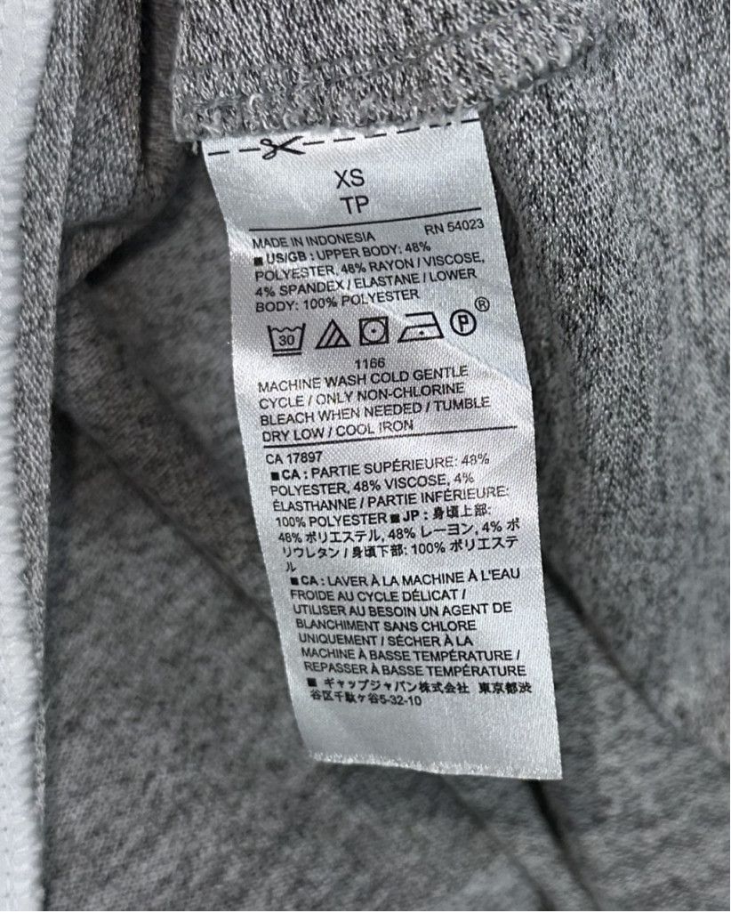 Banana Republic Women's Banana Republic Gray & White Luxespun Tank Top XS Size XS / US 0-2 / IT 36-38 - 4 Thumbnail