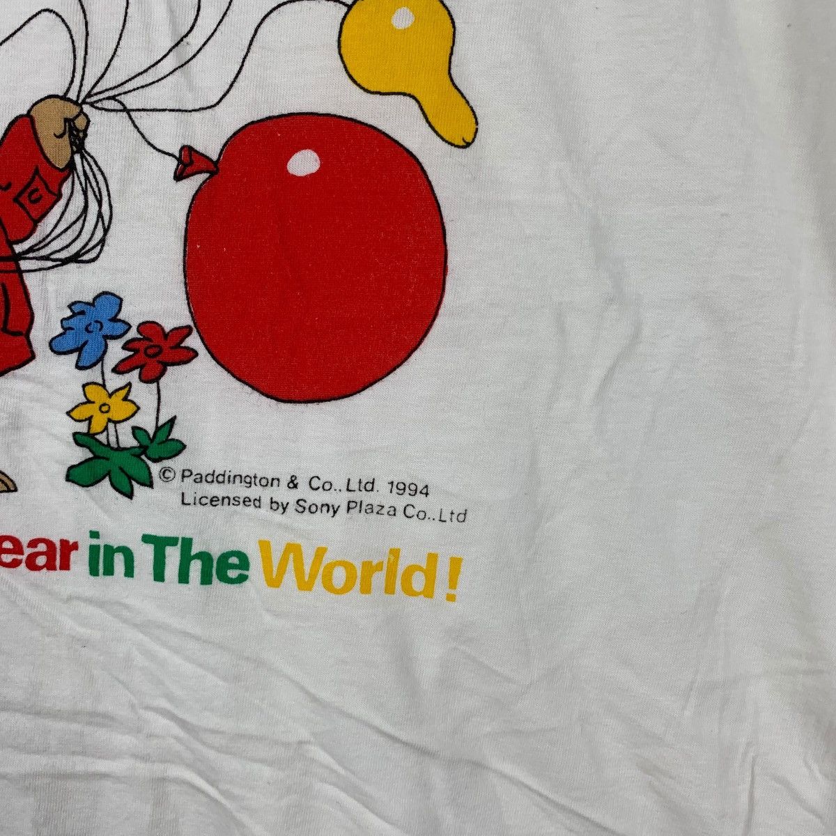 Vintage Vintage 1994 PADDINGTON BEAR LONDON Sony Tee Shirt Top Size M / US 6-8 / IT 42-44 - 5 Thumbnail