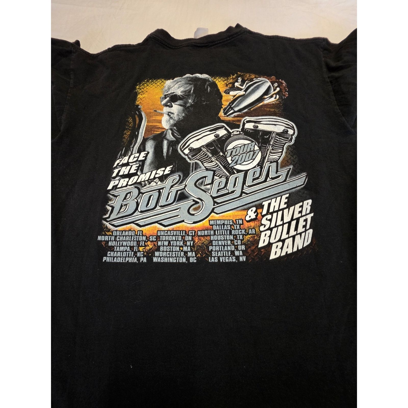 & Other Stories Bob Seger & The Silver Bullet Band 2007 Tour Men's Size L Size US L / EU 52-54 / 3 - 5 Thumbnail