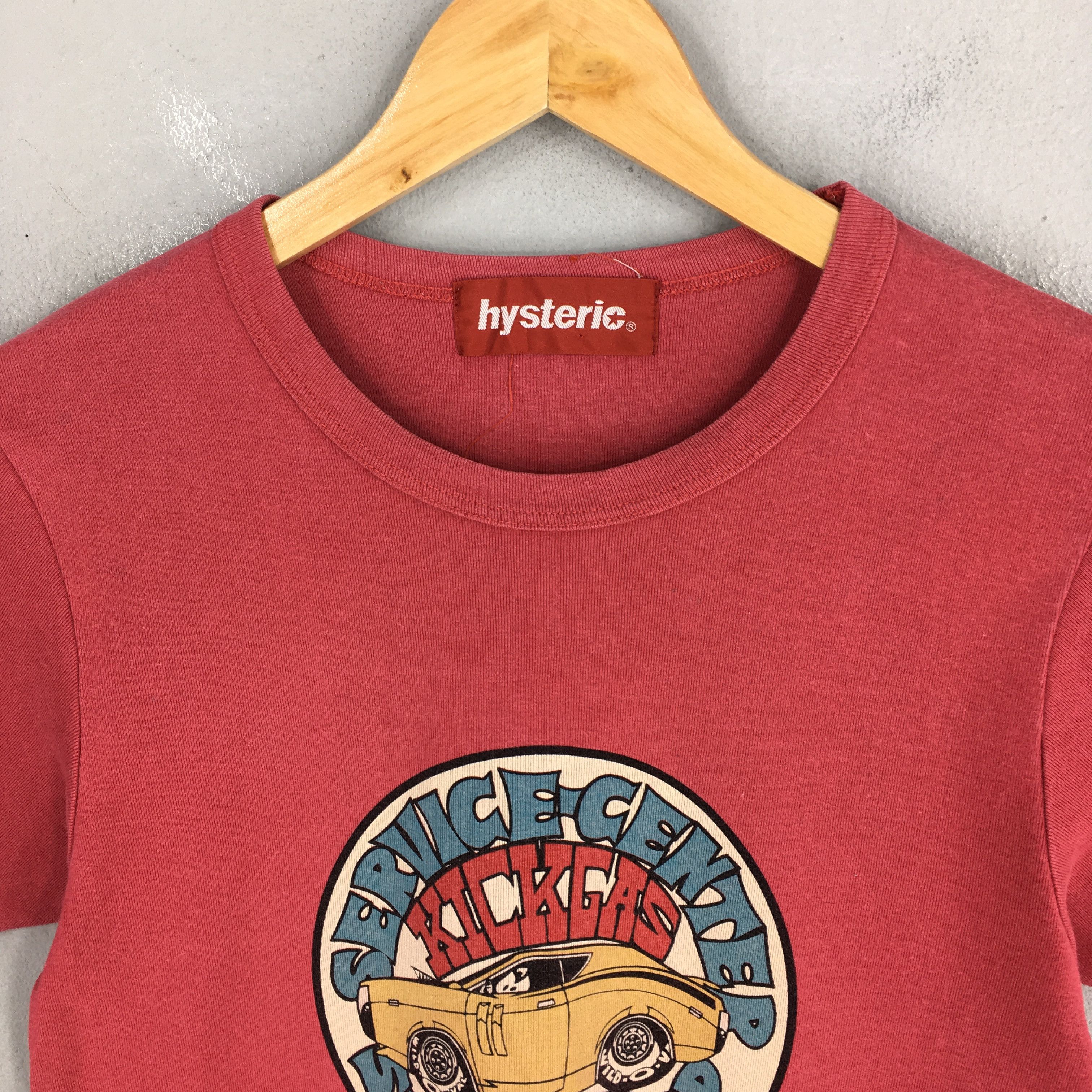 Hysteric Glamour × Vintage 90's Hysteric Glamour Japan Punk Fashion Tshirt XSmall Size US XS / EU 42 / 0 - 2 Thumbnail