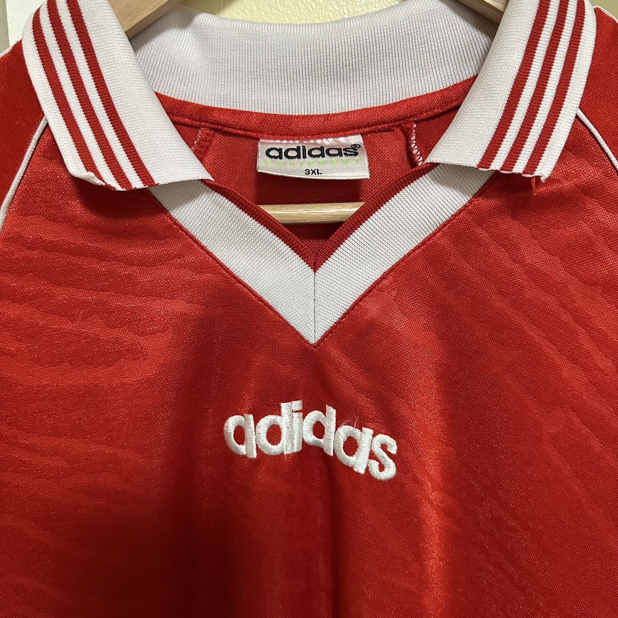 Adidas × Vintage Vintage 80’s adidas Equipment Poland Football Jersey T Shirt Size US L / EU 52-54 / 3 - 9 Thumbnail