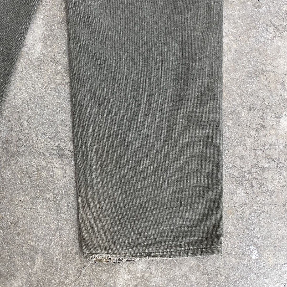 Carhartt VTG Carhartt Blanket Lined Moss Green Carpenter Pants Size US 33 - 21 Thumbnail