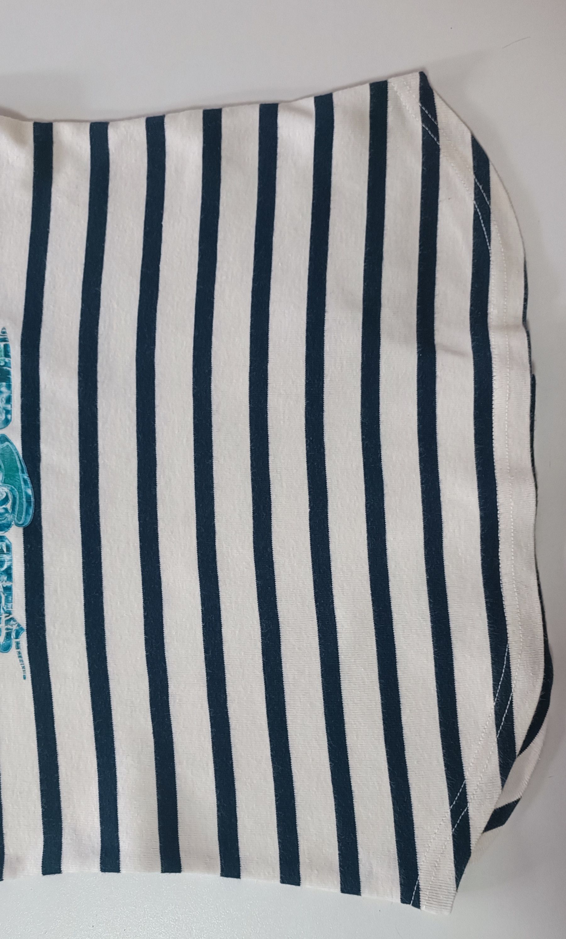 Jean Paul Gaultier SS 1997 - Rare Egyptian and Navy stripes top Size S / US 4 / IT 40 - 14 Thumbnail