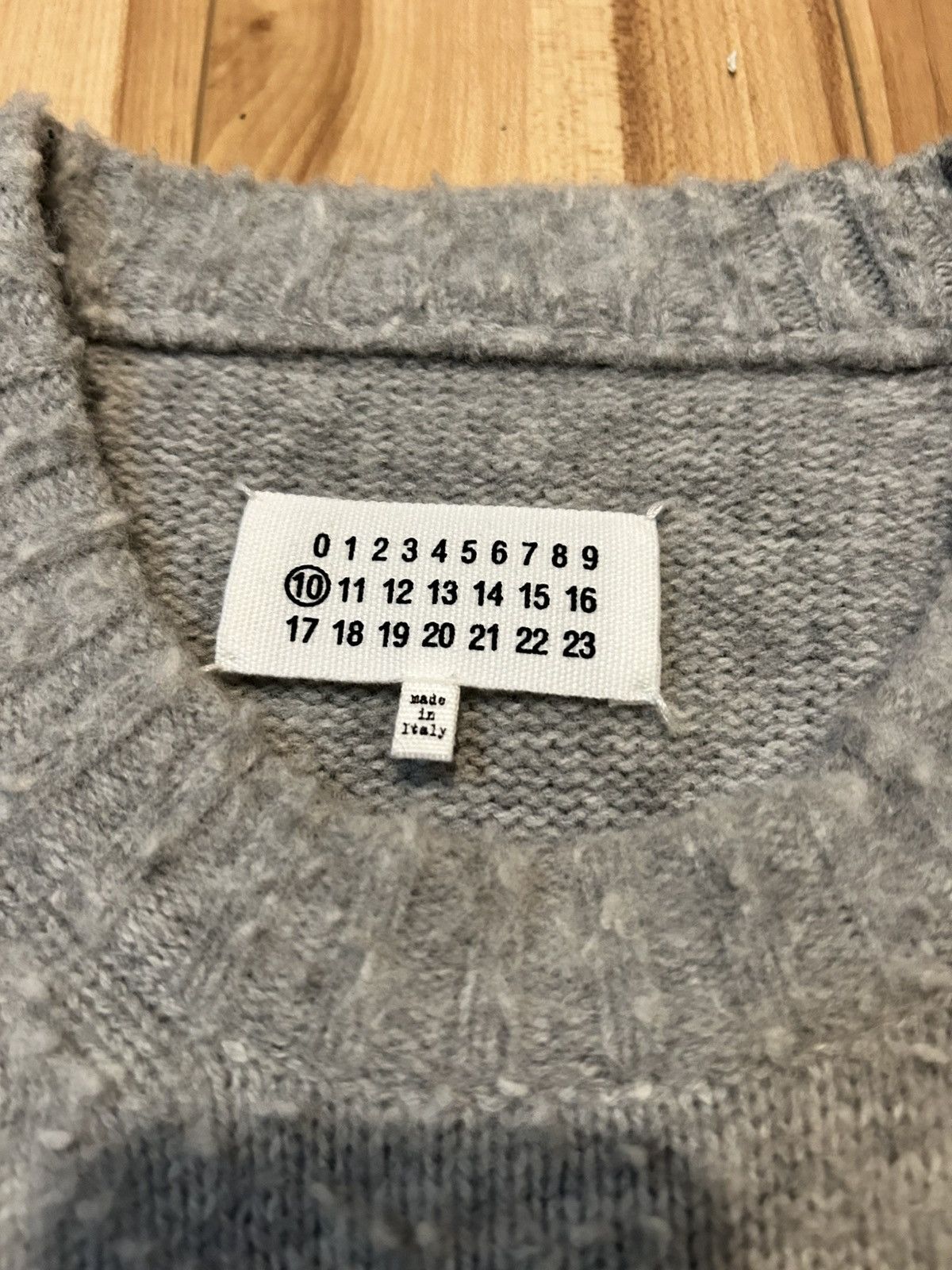 Maison Margiela Margiela Virgin Wool Pilled Sweater Size US M / EU 48-50 / 2 - 3 Thumbnail