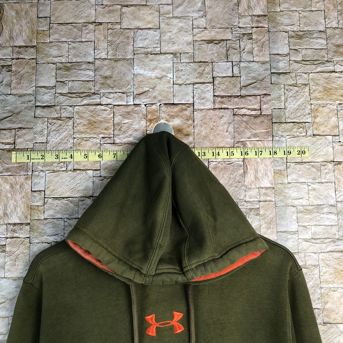 Under Armour × Vintage Under Armour Green Hoodie #A291 Size US L / EU 52-54 / 3 - 4 Thumbnail