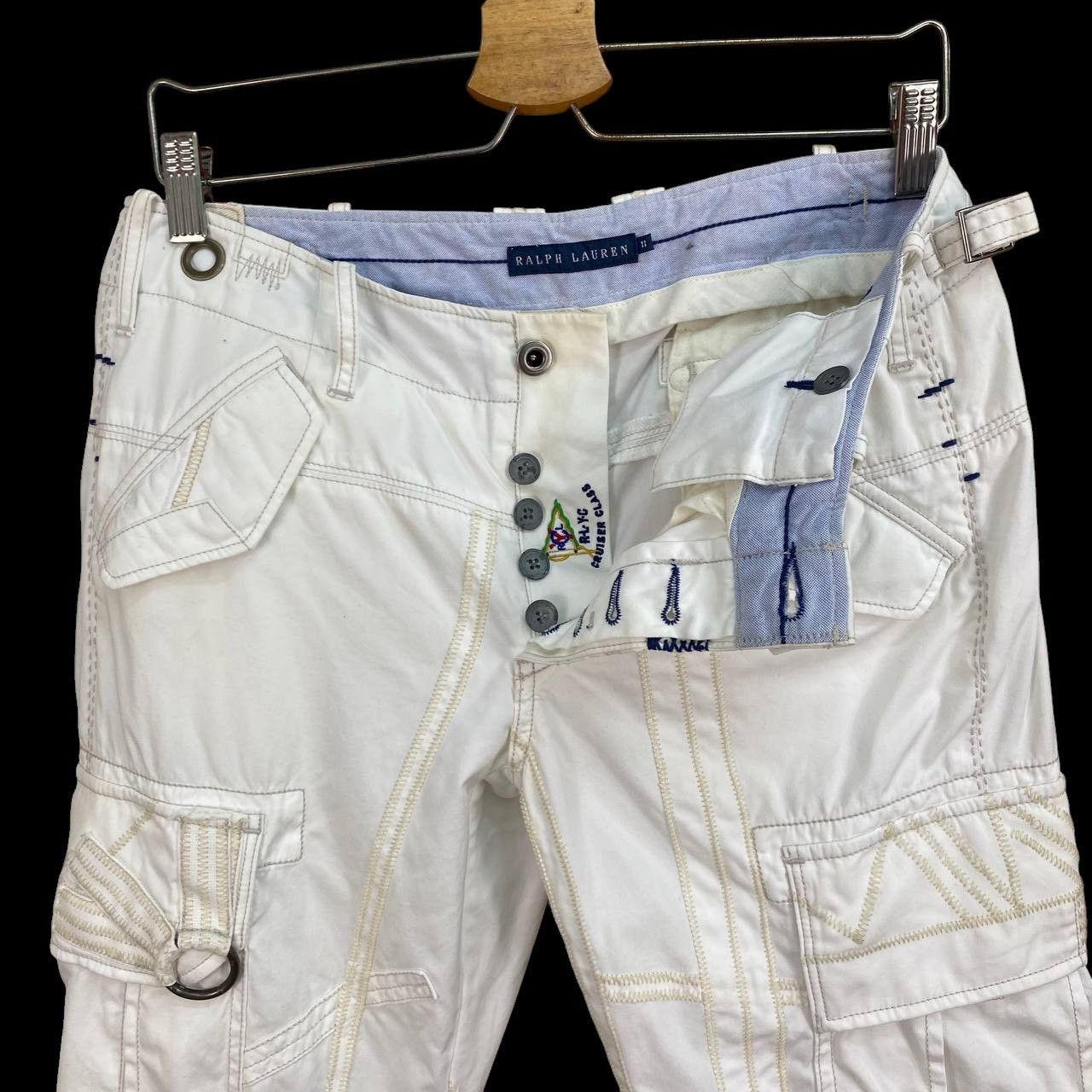 Polo Ralph Lauren Polo Ralph Lauren Off-White Utility Cargo spider-web Stitch Size US 30 / EU 46 - 3 Thumbnail