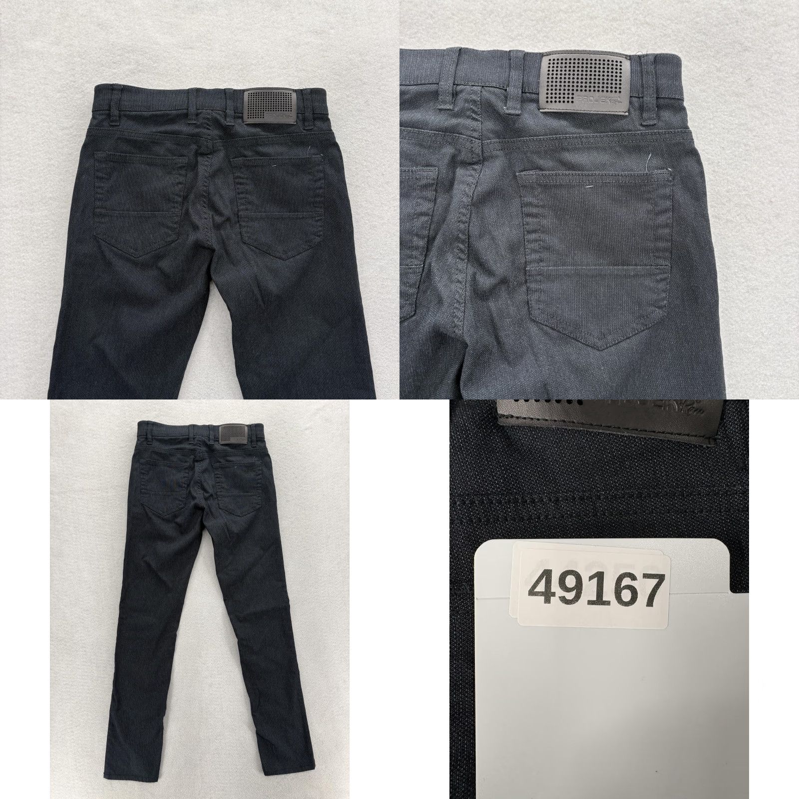 Vintage PROJEK Raw ACTI FLEX Pants Slim 5-Pocket Men 30x32 Black Chino Material Rayon Nylon Spandex Skinny Front Zip Logo Comfort Pockets Casual Vintage No Size US 30 / EU 46 - 9 Thumbnail