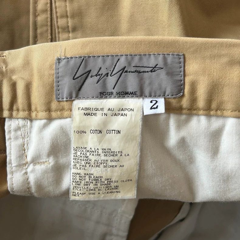 Yohji Yamamoto Yohji Yamamoto Yohji Yamamoto Wide Leg Trouser with Pocket Size US 28 / EU 44 - 5 Thumbnail