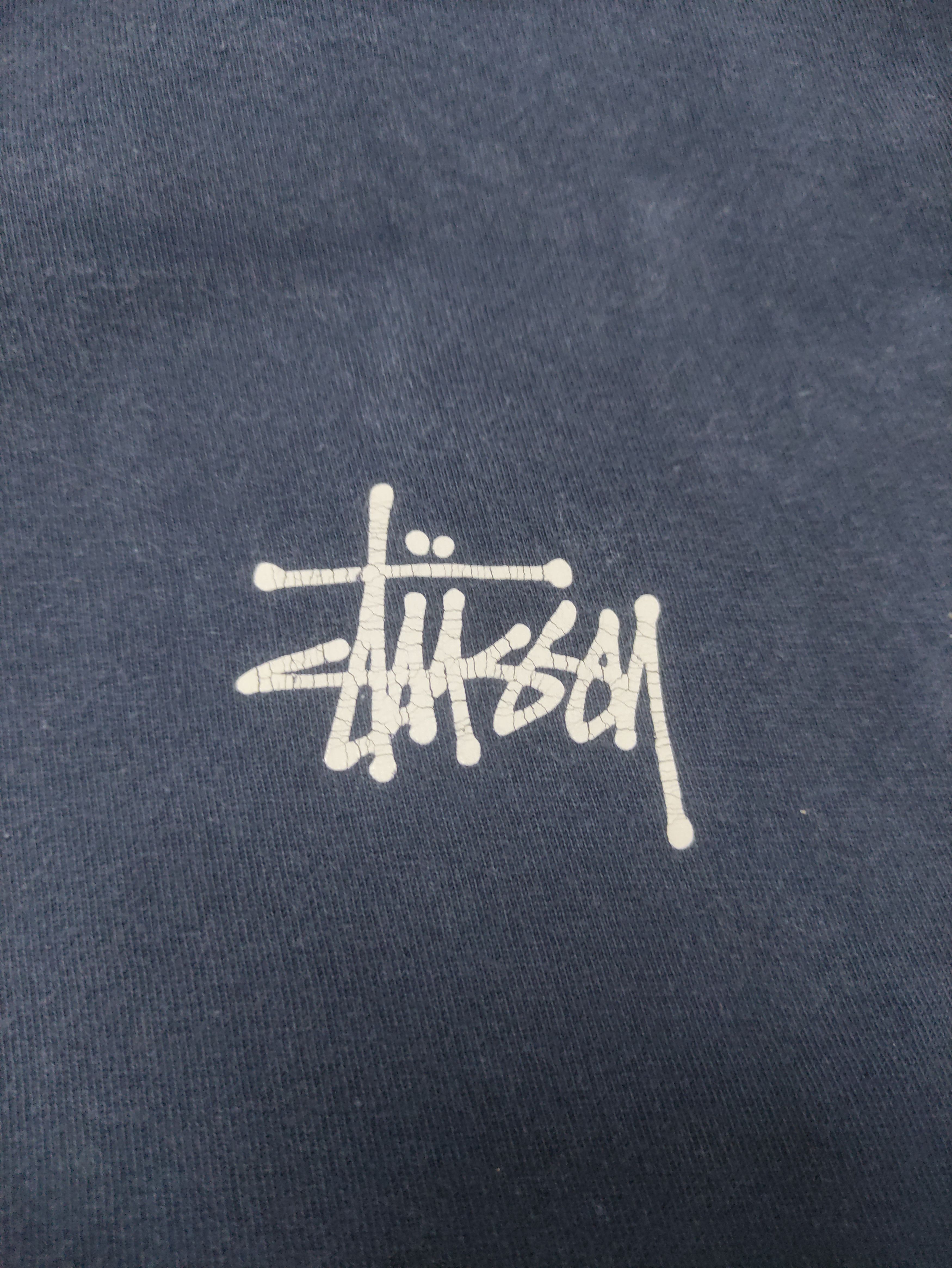Stussy Stussy Navy Blue Round Neck Shirt Size US L / EU 52-54 / 3 - 4 Thumbnail