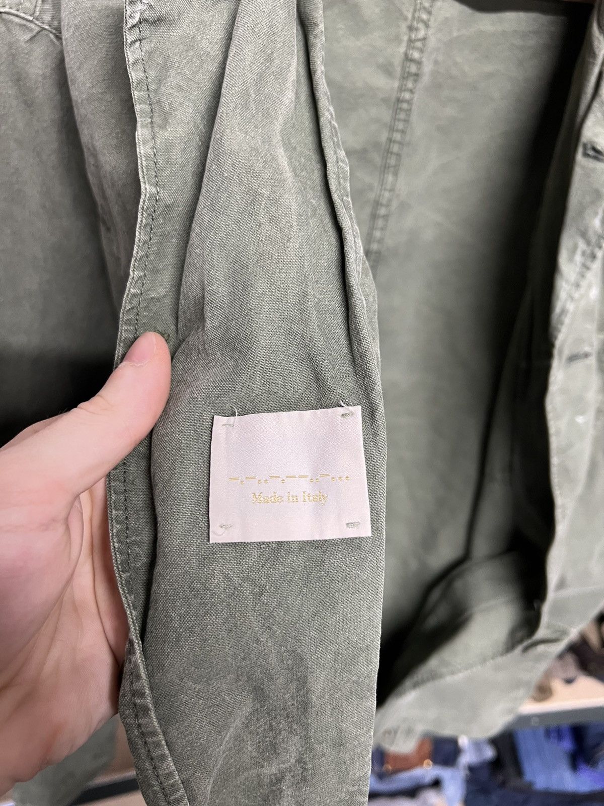 Japanese Brand Vintage Multi Pocket Military Shirt Size L Size US L / EU 52-54 / 3 - 15 Thumbnail