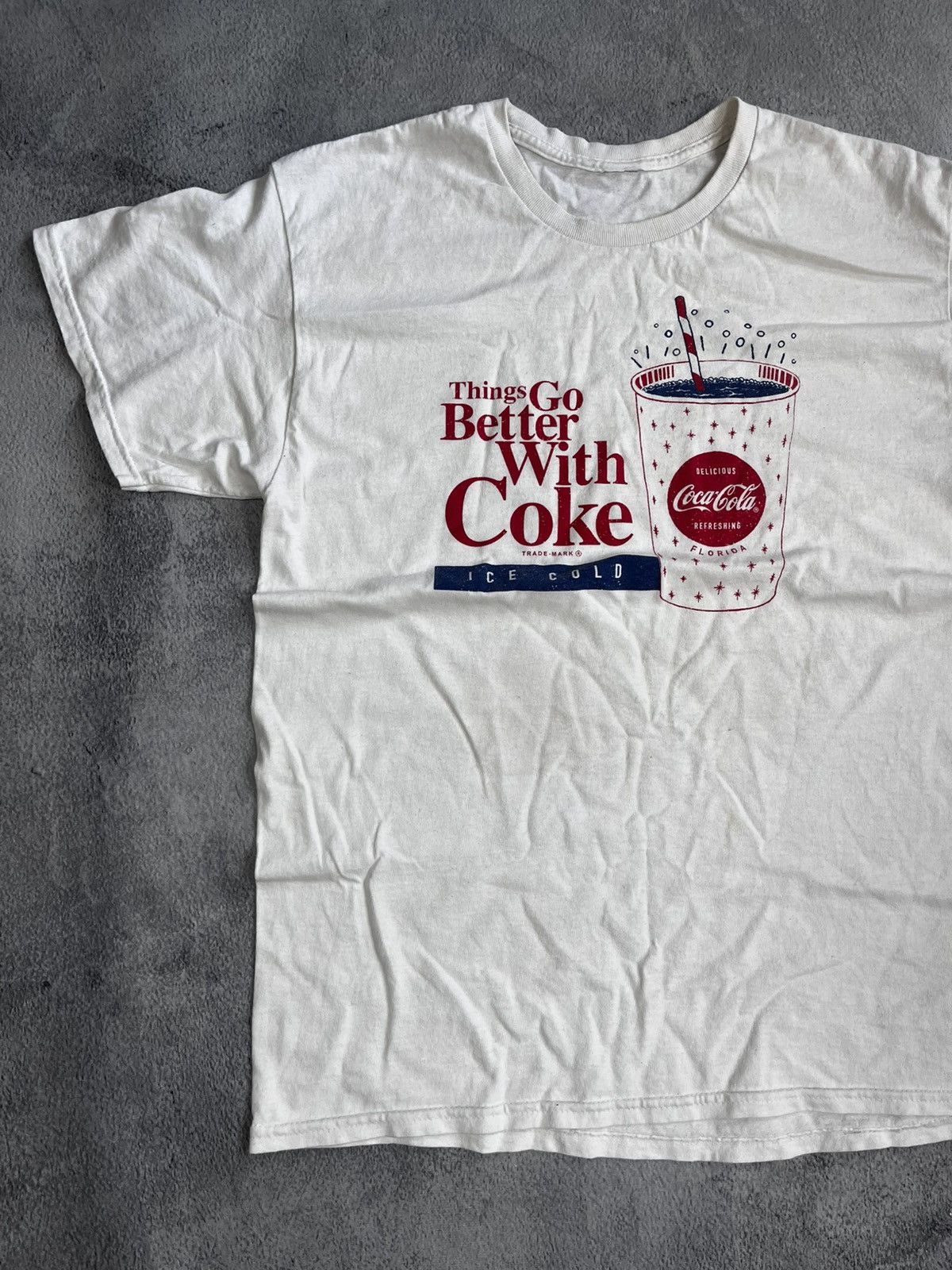 Band Tees × Coca Cola Vintage Y2K Coca Cola big logo soda tee size L Size US L / EU 52-54 / 3 - 2 Thumbnail