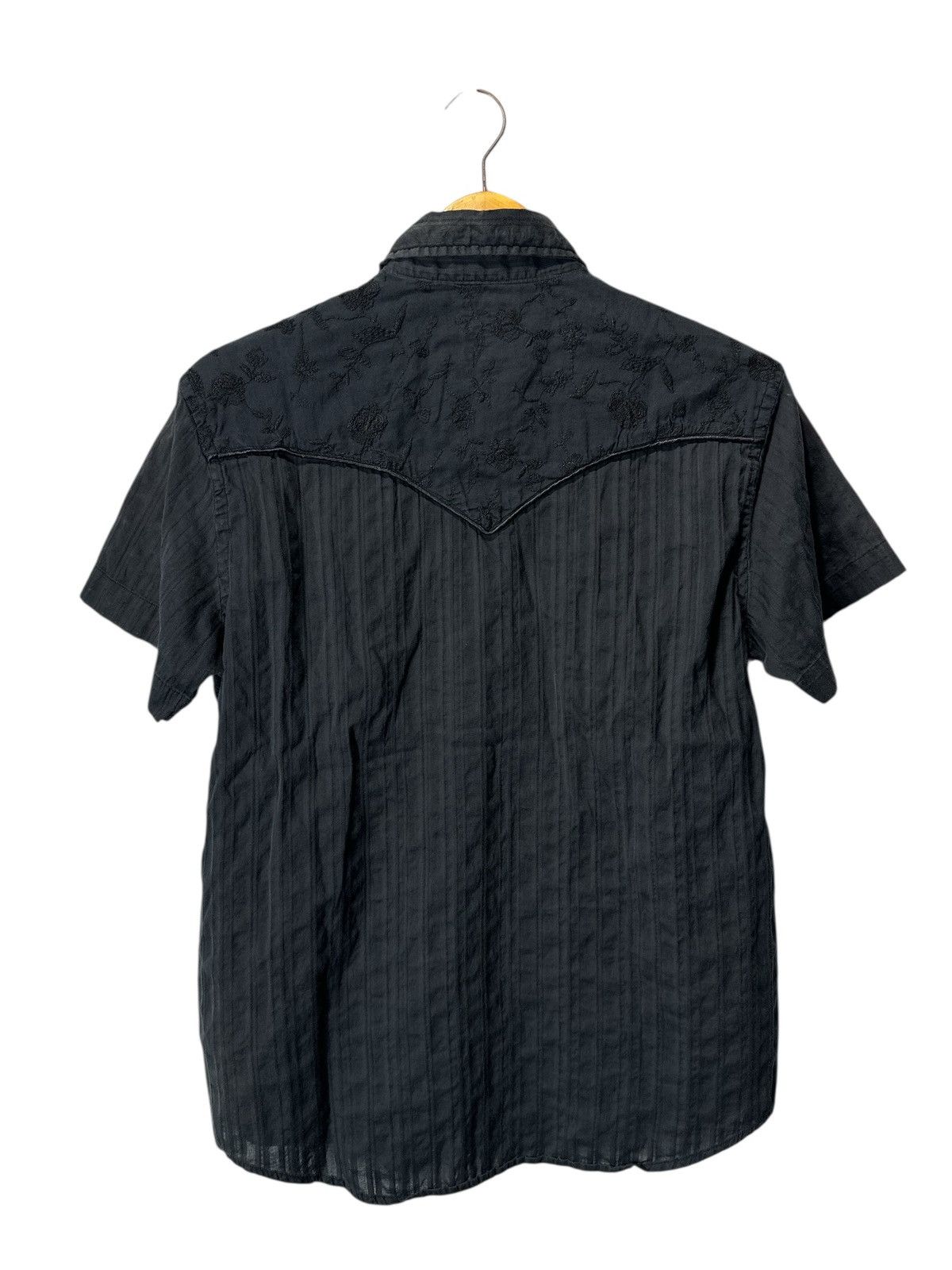 Issey Miyake 90s UNDEFINED WESTERN SHIRT ARROW POCKET ISSEY YOHJI STYLE Size US M / EU 48-50 / 2 - 3 Thumbnail