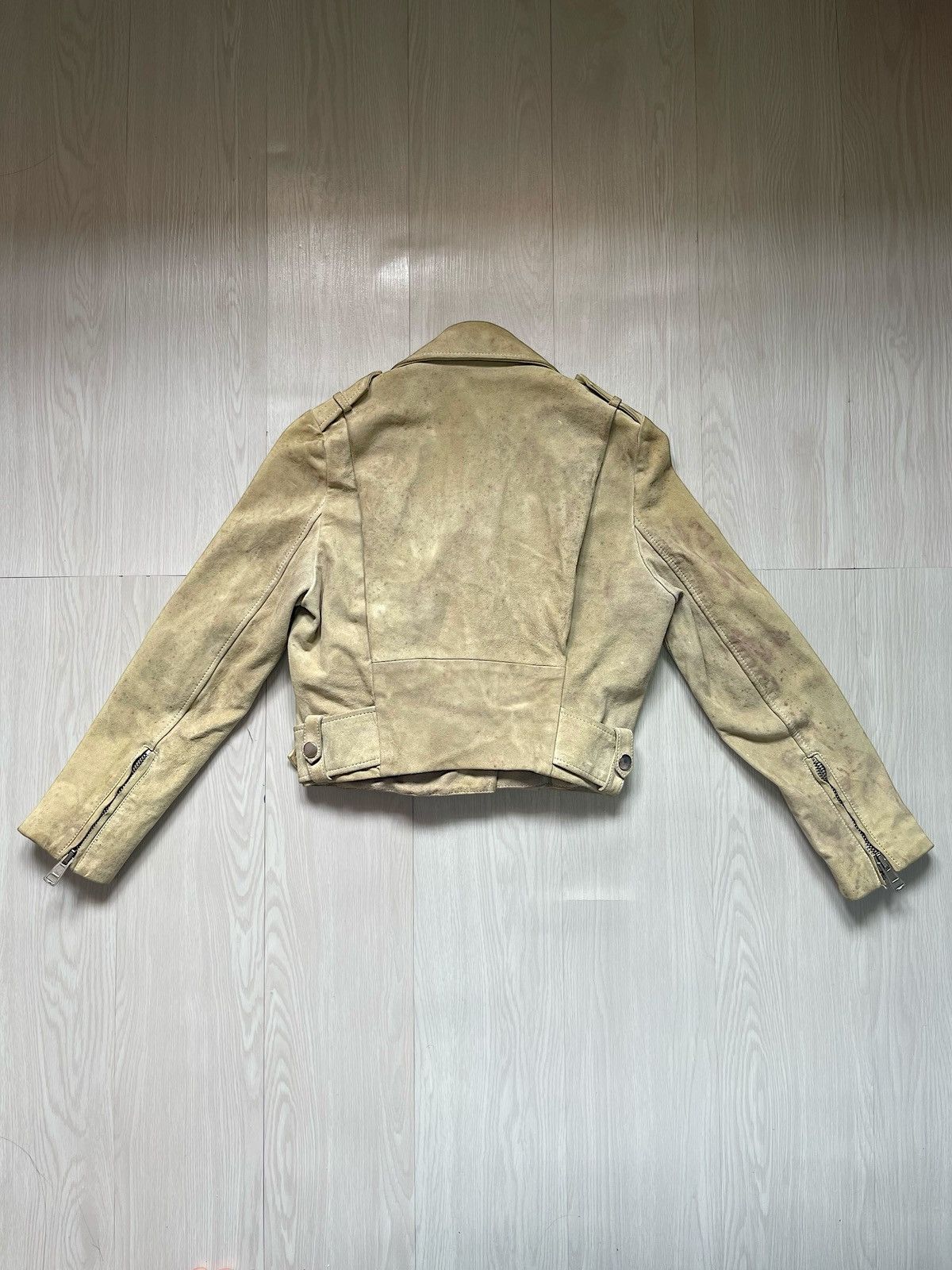 Acne Studios ACNE STUDIOS Suede Biker Jacket Size S / US 4 / IT 40 - 16 Thumbnail