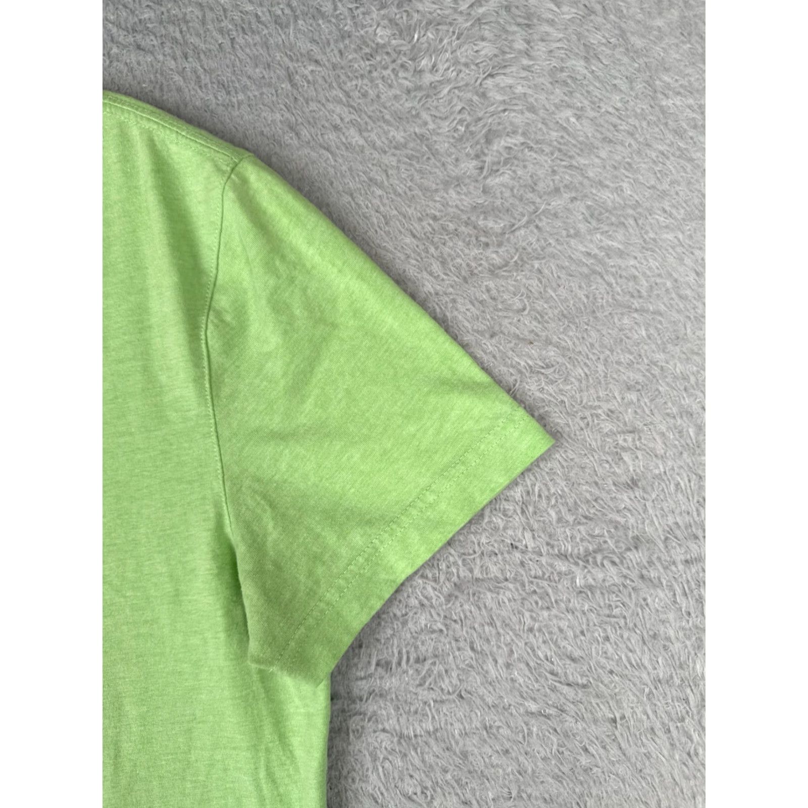 Tommy Hilfiger Tommy Hilfiger Shirt Men Small Petite Green Crew Neck Cotton Blend Short Sleeve Shirt Size US S / EU 44-46 / 1 - 2 Thumbnail