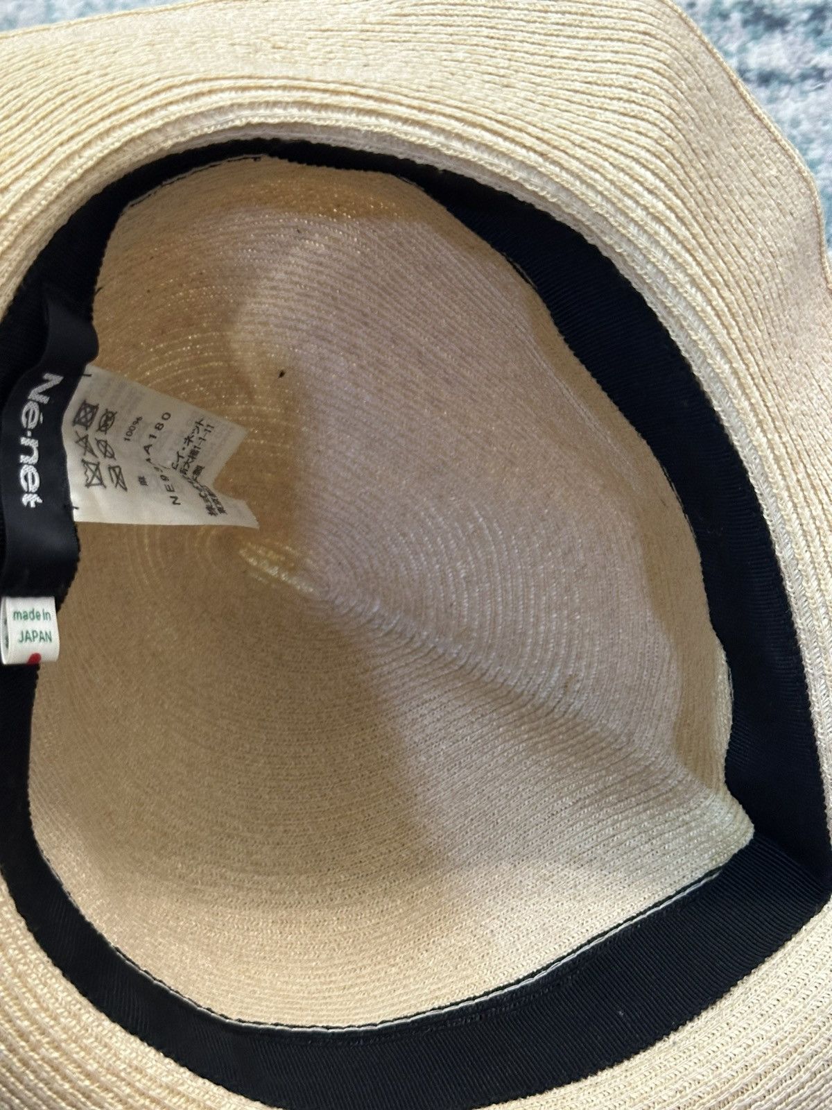 Ne-Net Ne-net Issey Miyake Fedora Straw Bucket Hats Size ONE SIZE - 12 Thumbnail