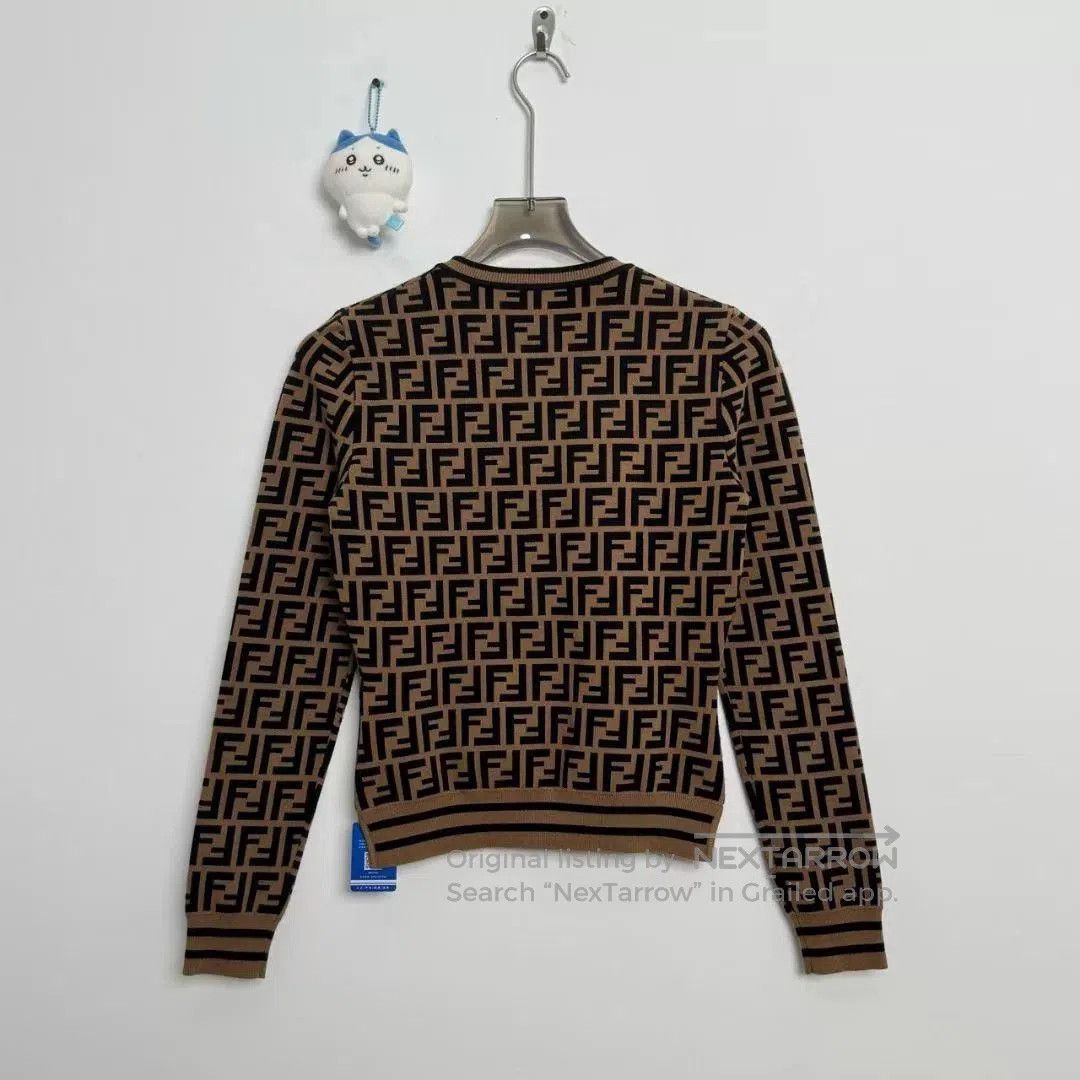 Fendi Fendi Logo Monogram Knit Sweater. Size US M / EU 48-50 / 2 - 3 Thumbnail