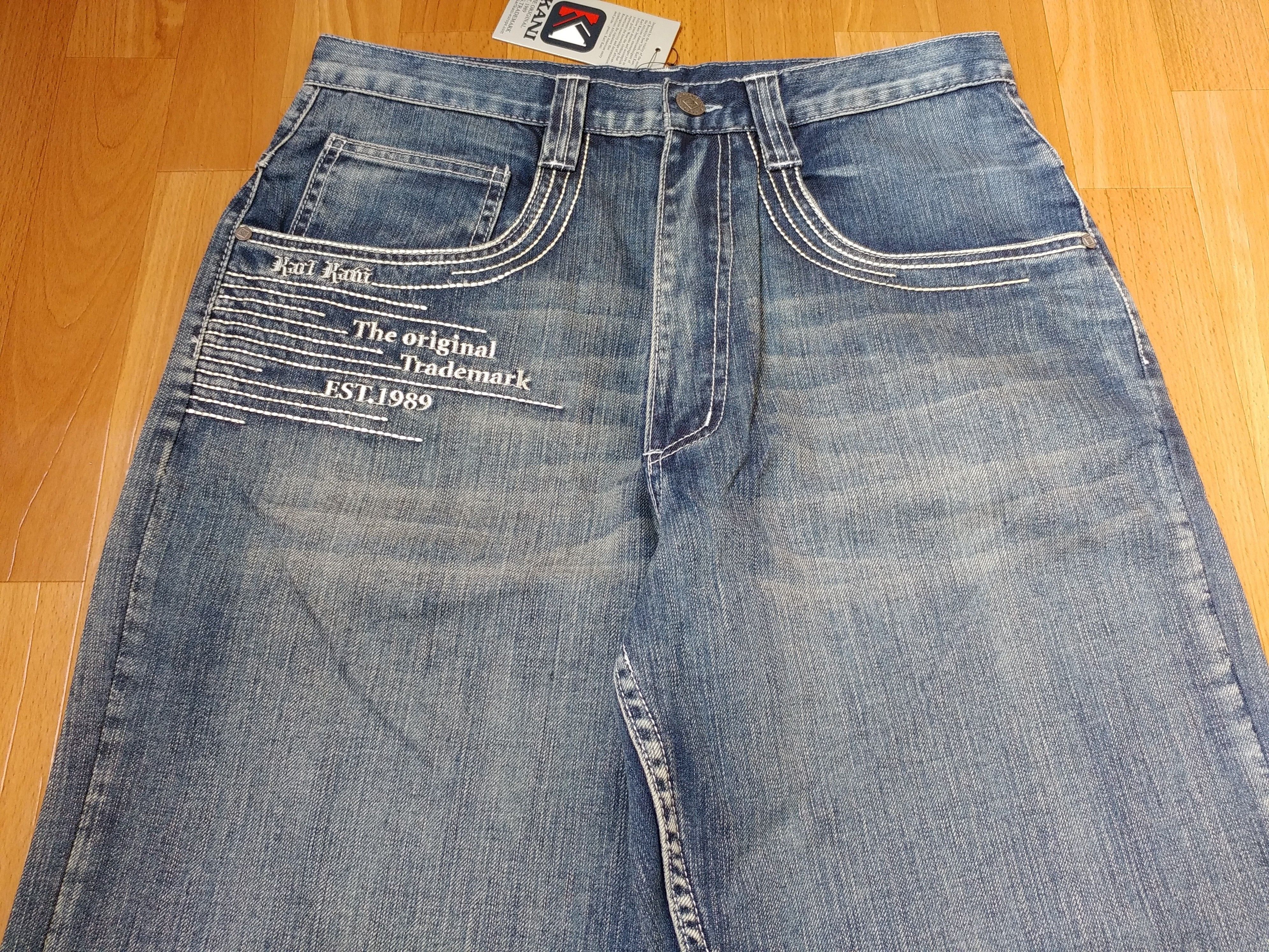 Karl Kani KARL KANI jeans oldschool deadstock baggy vintage 1990s W 32 Size US 32 / EU 48 - 13 Thumbnail