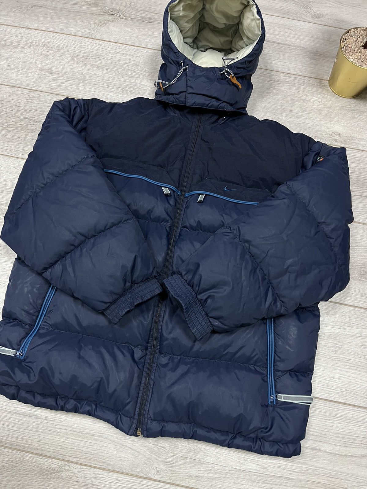 Vintage Nike 1990 vintage puffer down jacket back swoosh Size US M / EU 48-50 / 2 - 10 Thumbnail