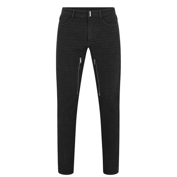 image of Givenchy O1G2R1Mq0424 Zip Trousers In Black, Men's (Size 34)