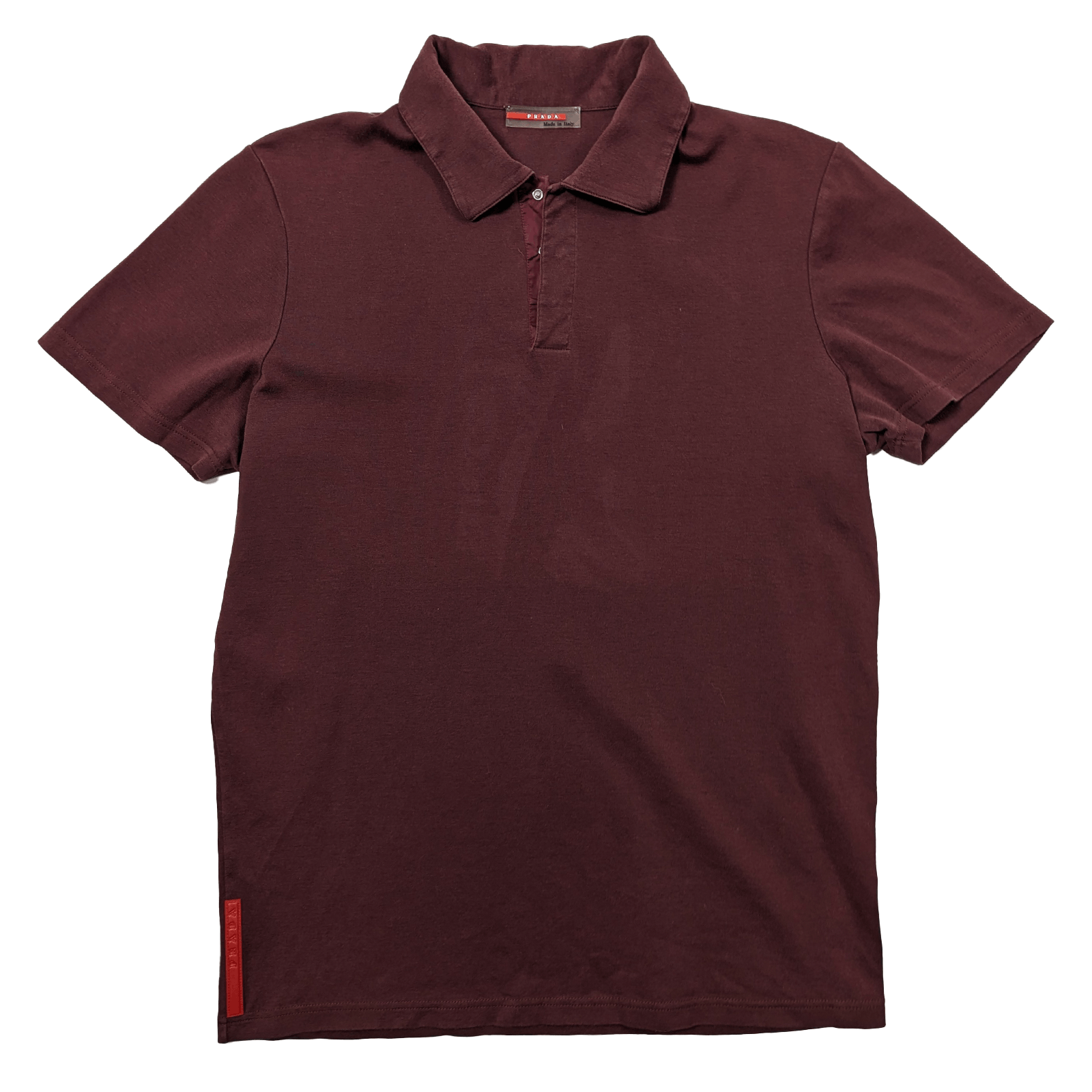Prada Prada Sport Red Tab 2000s Logo Men`s Jersey Polo Shirt S-M Size US S / EU 44-46 / 1 - 5 Thumbnail