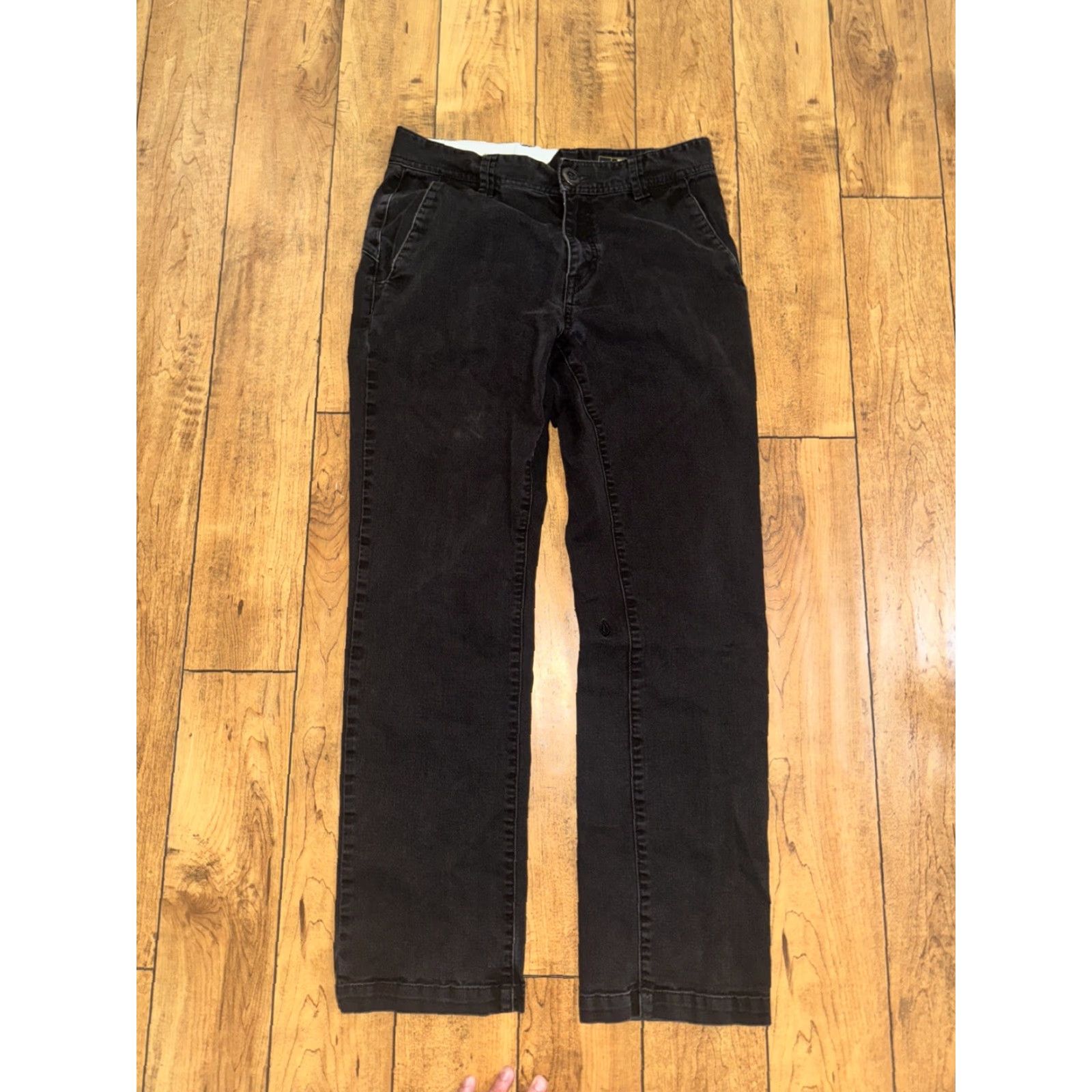 Volcom VINTAGE Volcom Jeans Men’s 30x30 Slim Straight Skater Chino Style Black Size US 30 / EU 46 - 3 Thumbnail