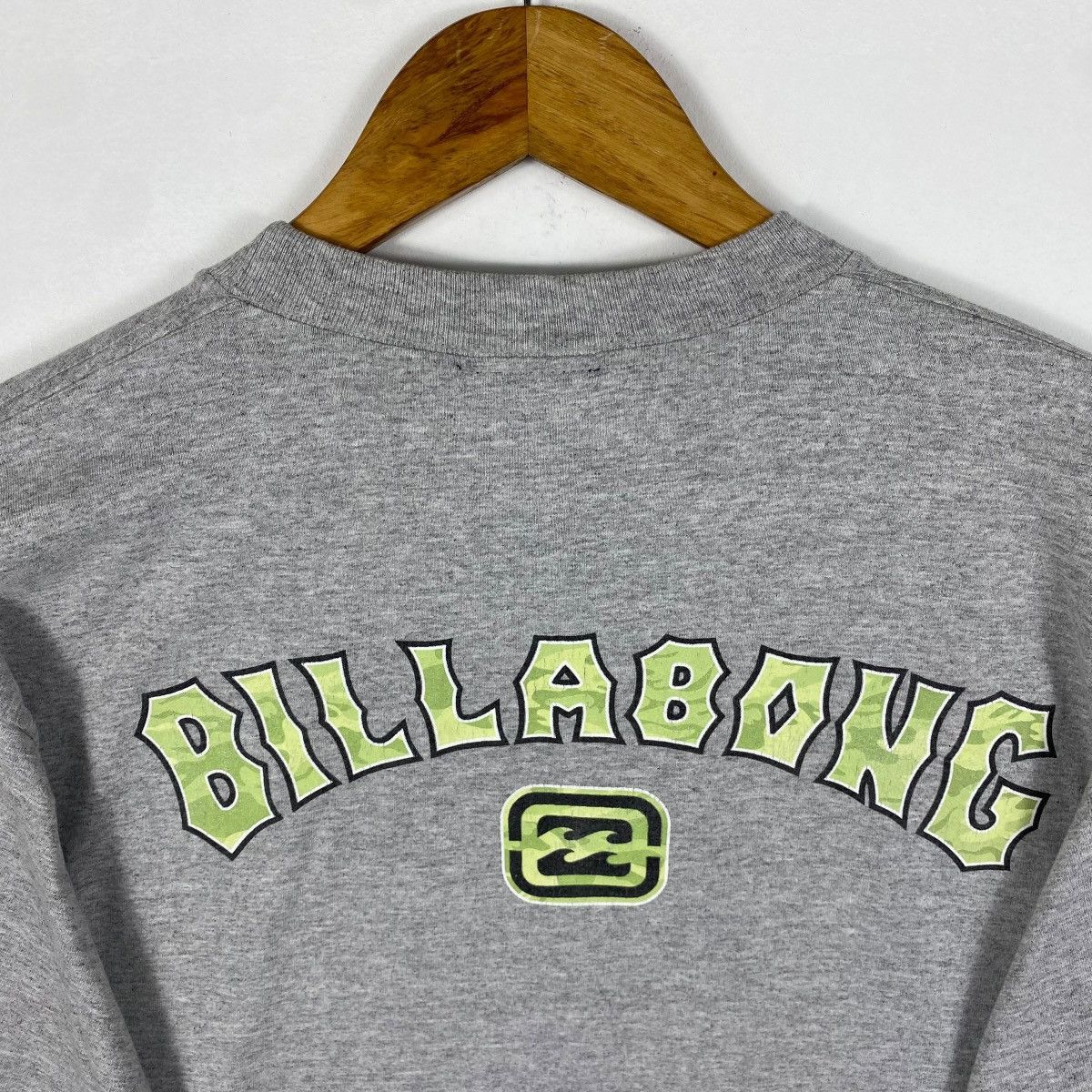 Billabong Vintage 00s BILLABONG Logo Graphic Longsleeve Tee Shirt Size US M / EU 48-50 / 2 - 2 Thumbnail