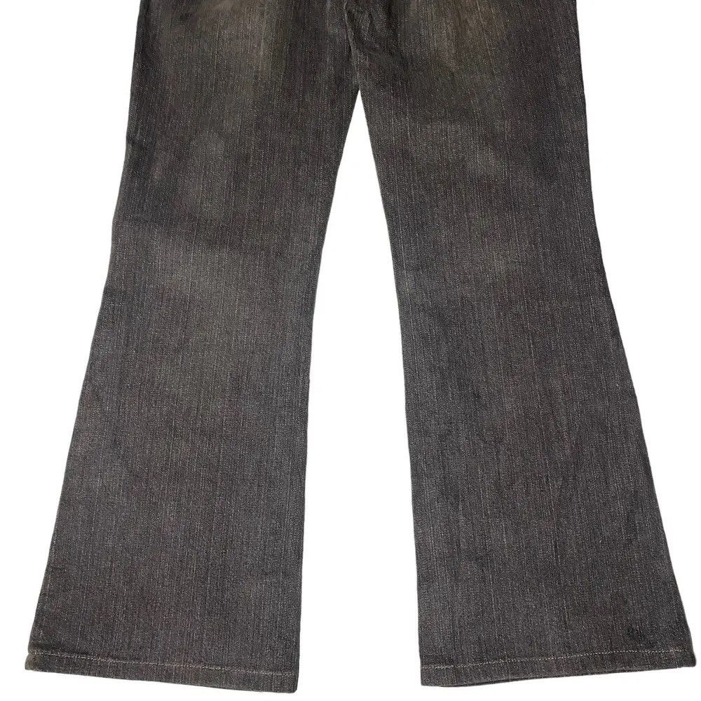 Tornado Mart 2000's Daily Topics Flared Washed Bootcut Jeans Size US 29 - 6 Thumbnail