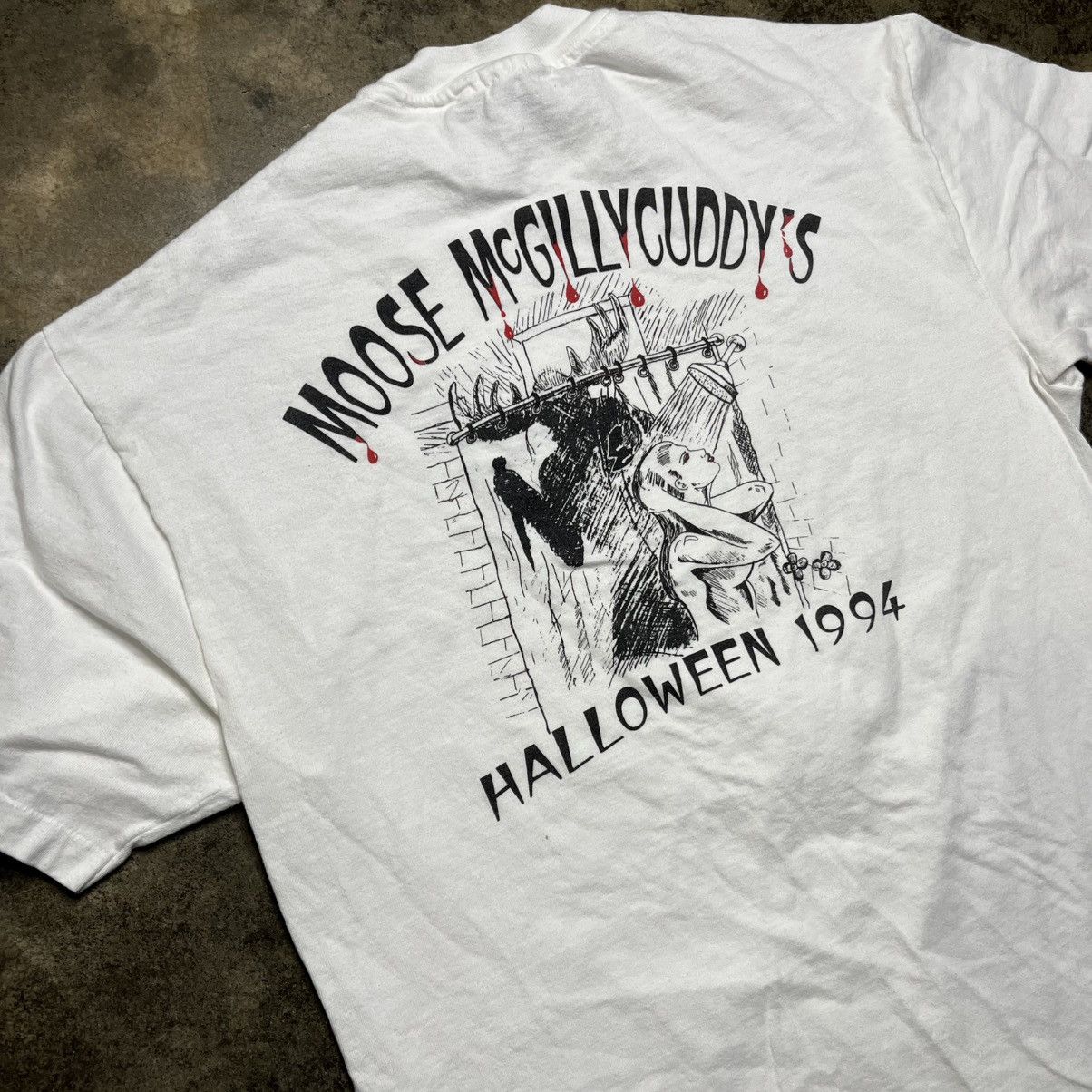 Vintage vintage halloween psycho kill moose murder tshirt Size US L / EU 52-54 / 3 - 8 Thumbnail