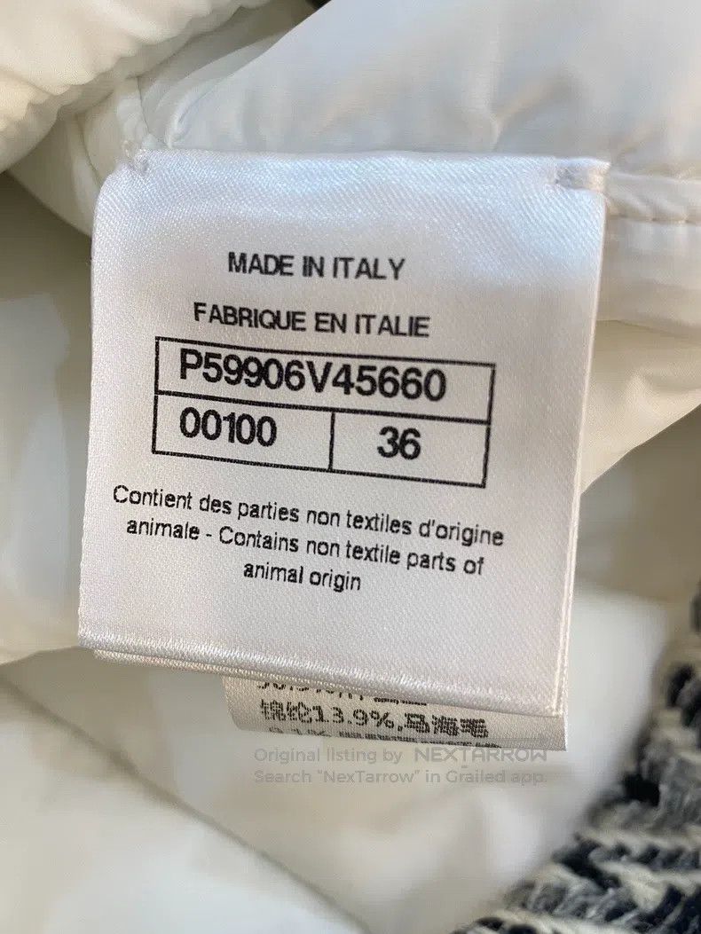Chanel Chanel Forest Series Popular White Cotton Clothes coat Size XS / US 0-2 / IT 36-38 - 8 Thumbnail