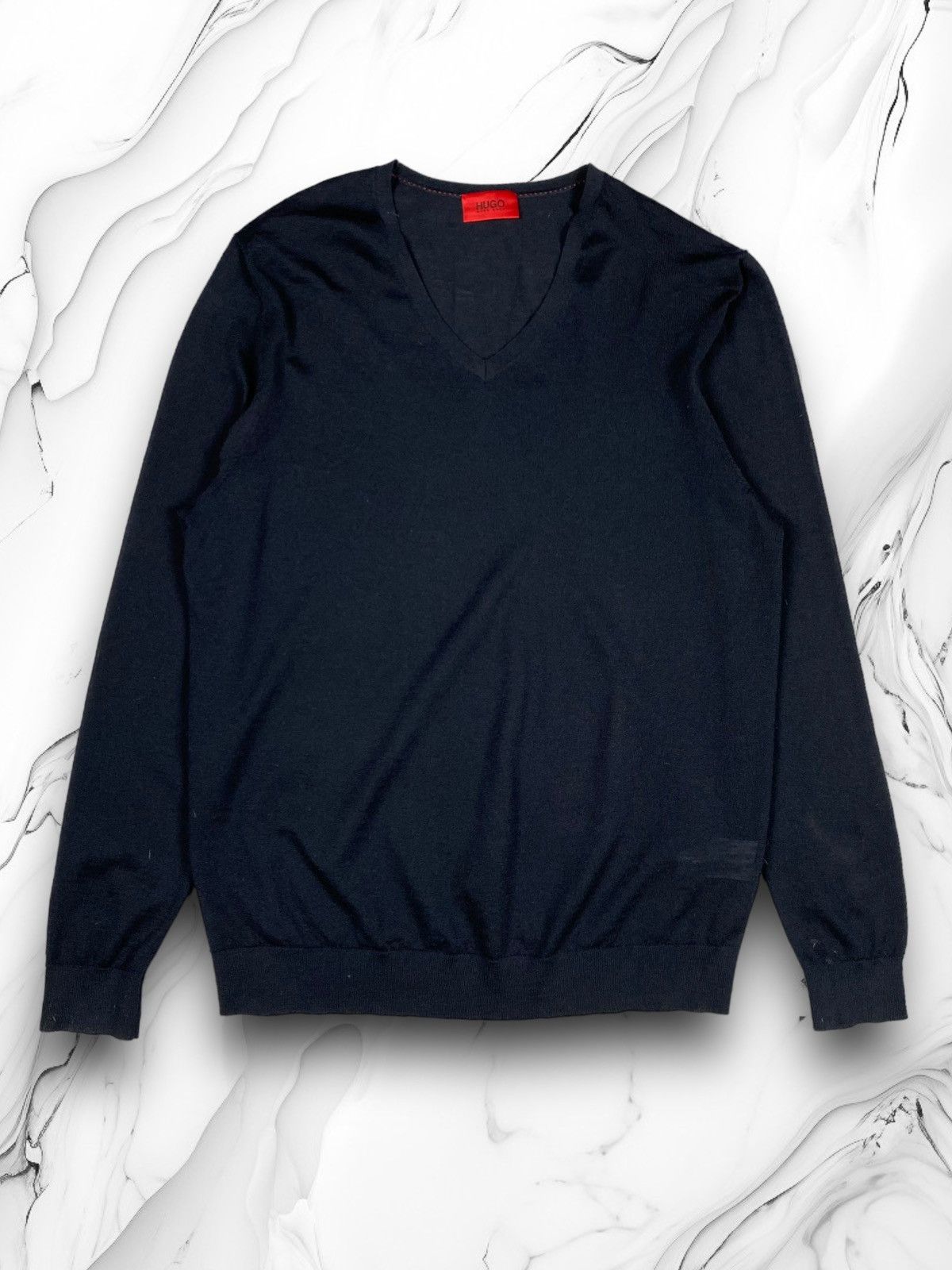 Hugo Boss Hugo Boss Designer Wool Pullover Sweater Size US XL / EU 56 / 4 - 1 Thumbnail