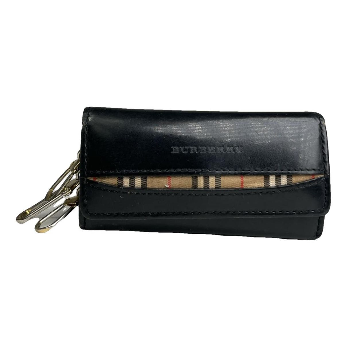 Burberry Black Leather Purse Size ONE SIZE - 1 Thumbnail