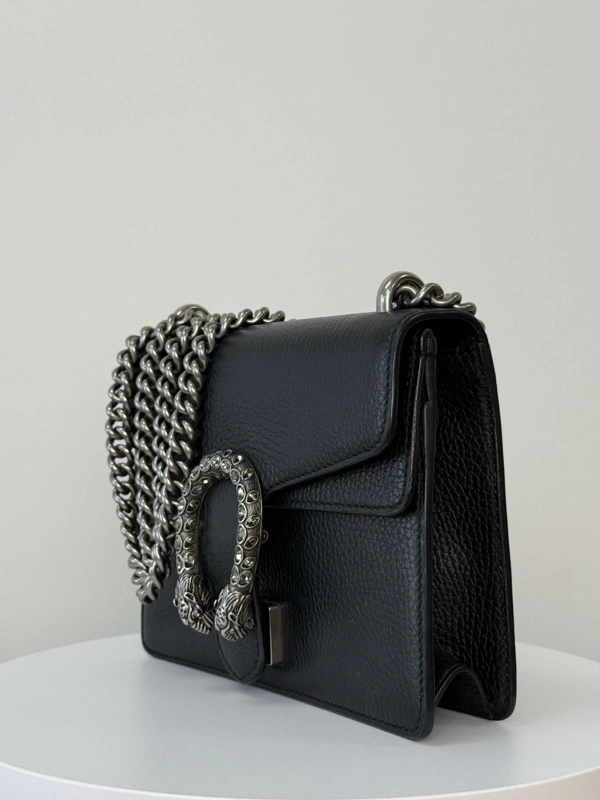 Gucci Gucci Dionysus Crossbody Mini Black Leather Bag Size ONE SIZE - 5 Thumbnail