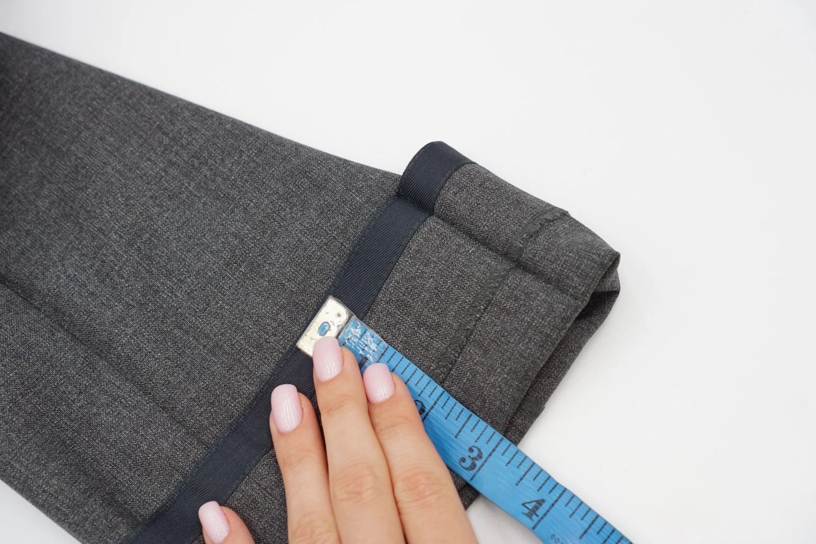 Suitsupply Men Suitsupply Trousers Brescia Wool Grey Size UK/US40 Size 40R - 6 Thumbnail