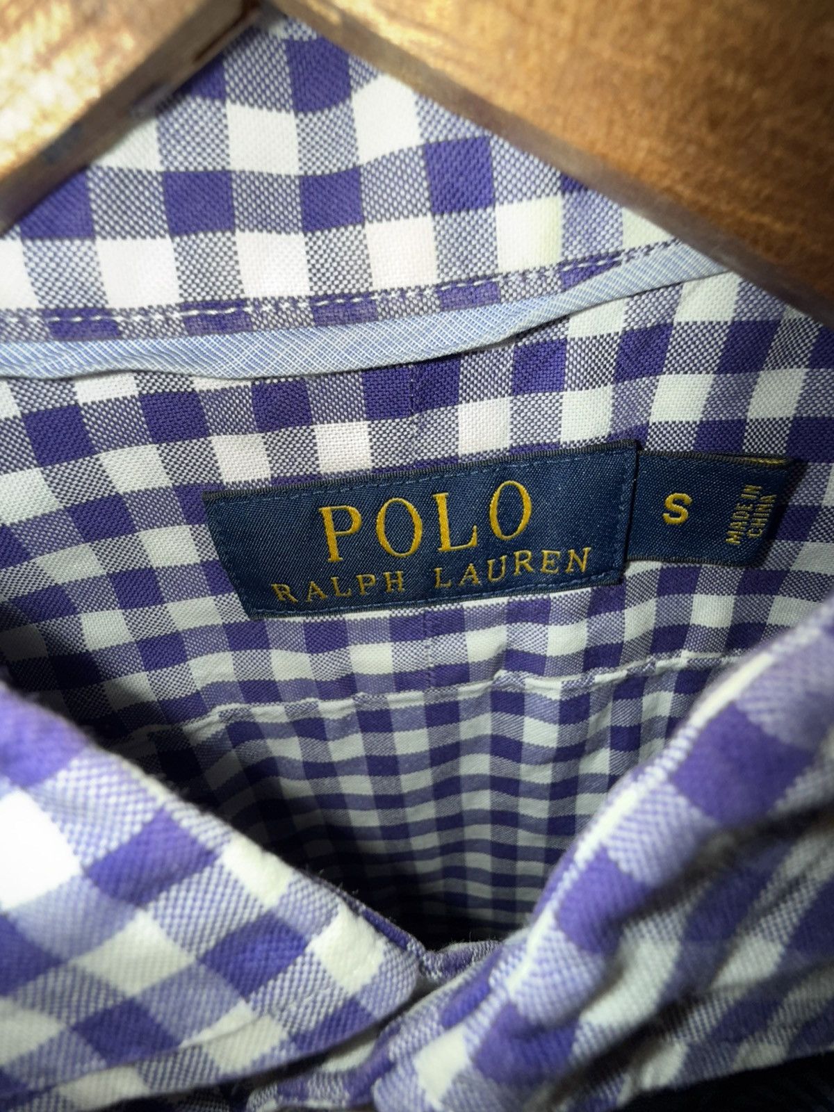 Polo Ralph Lauren Vintage Ralph Lauren Gingham Dress Shirt Size US S / EU 44-46 / 1 - 4 Thumbnail