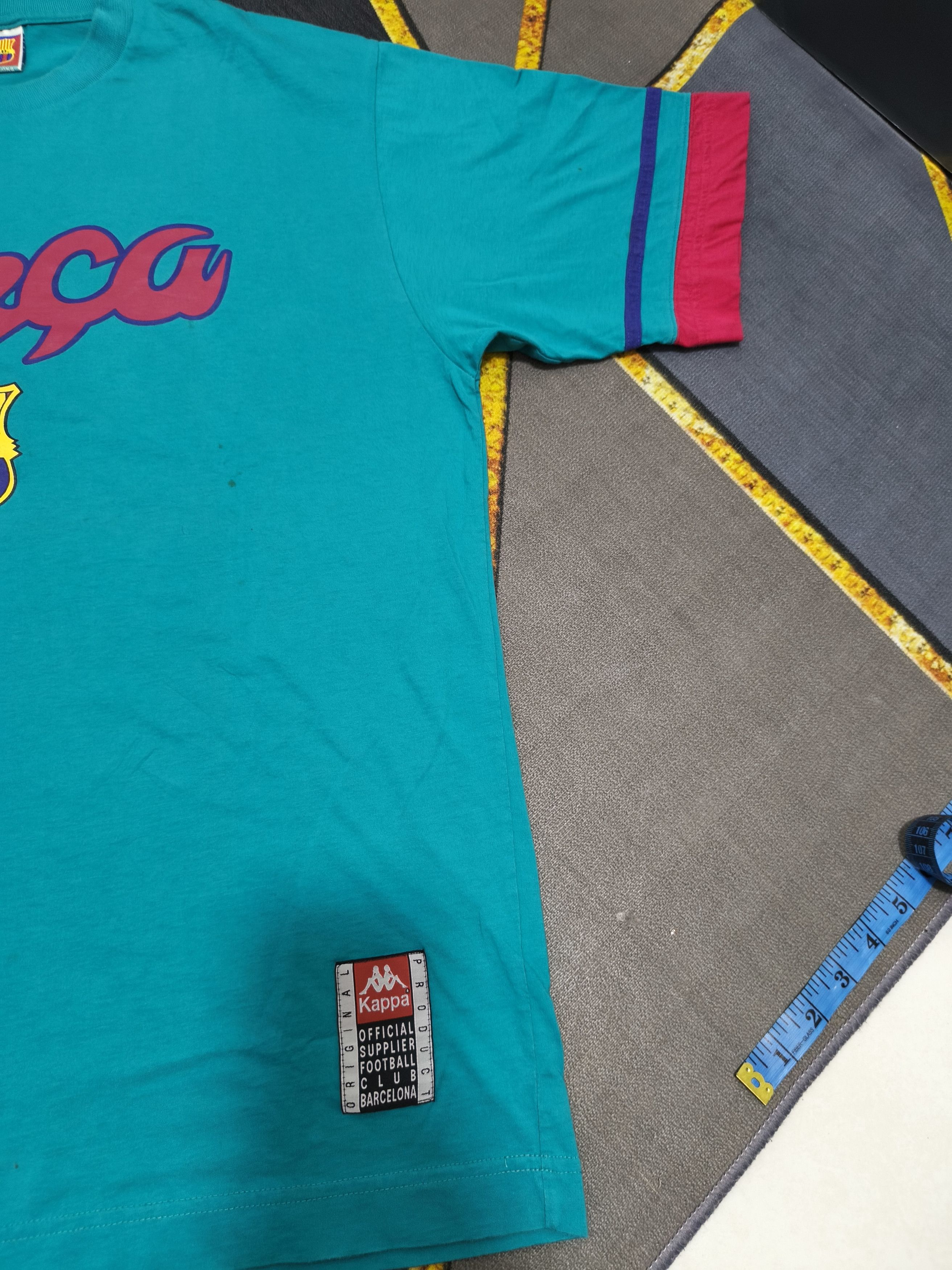 Kappa Vintage 90s Kappa FC Barcelona Barca Tee | Styled in Italy Size US M / EU 48-50 / 2 - 4 Thumbnail