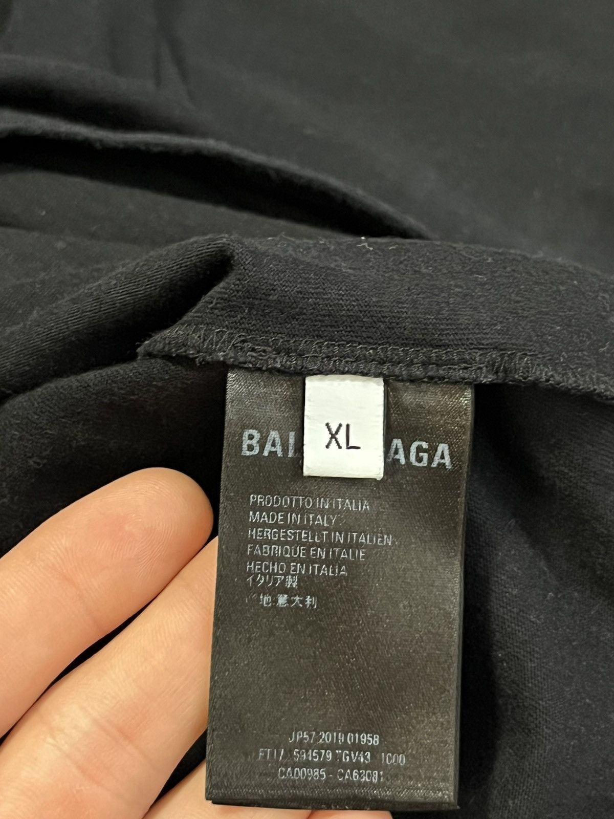 Balenciaga Balenciaga Paris Shirt Size US XL / EU 56 / 4 - 4 Thumbnail