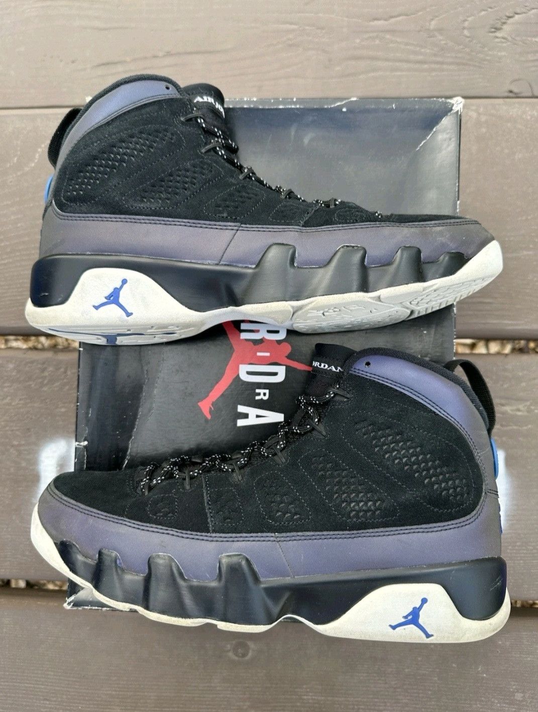 Jordan Brand Nike Air Jordan Retro 9 Racer Blue CT8019024 Size 10 Men Size US 10 / EU 43 - 3 Thumbnail