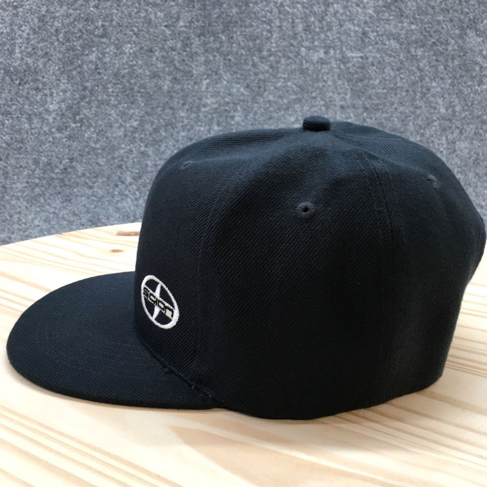 Logo 7 Scion Snapback Hat Mens Gray One Size Adjustable Flat Brim Embroidered Logo Size ONE SIZE - 4 Thumbnail