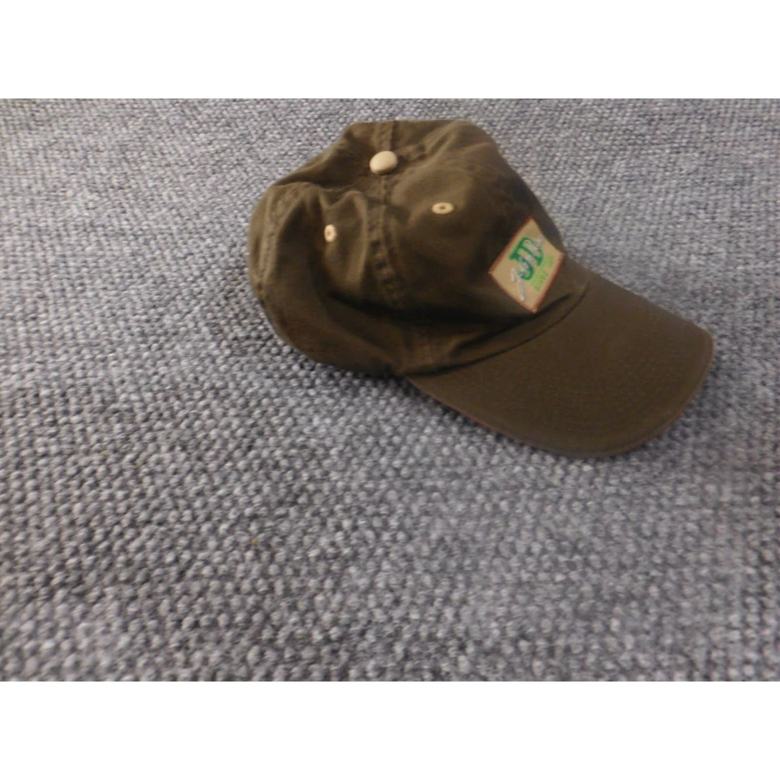 John Deere John Deere Hat Cap Brown Strapback One Size Outdoors Farming Mens Snapback Canvas Cotton Brown Outdoor Vintage? No — actually Not Vintage Size ONE SIZE - 7 Thumbnail